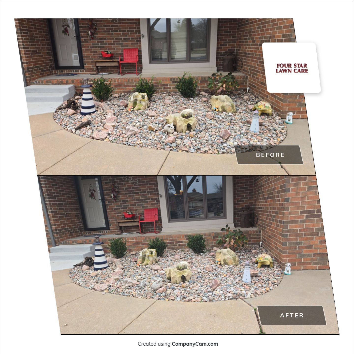 Project in Andover by Four Star Lawn Care