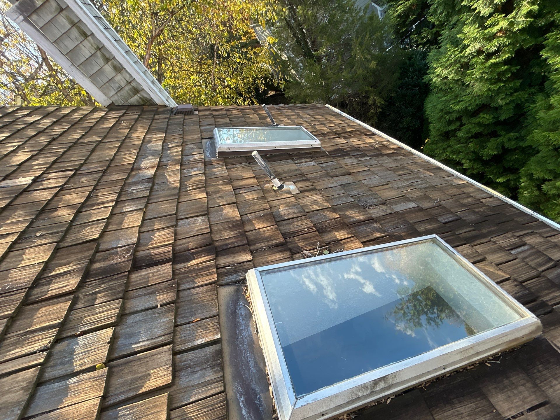 Reston :  Residential Roof Replacement with Brava Synthetic Cedar Shake Class C Natural  by RM Banning, Inc.