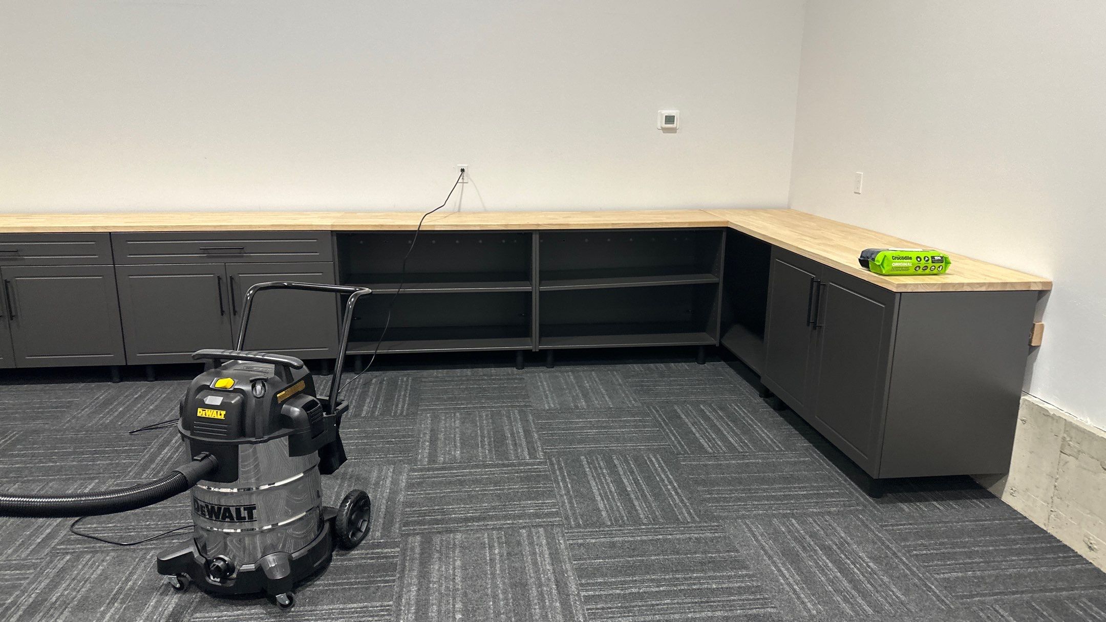 Pewter Cabinet Installation by Croc Coatings, LLC