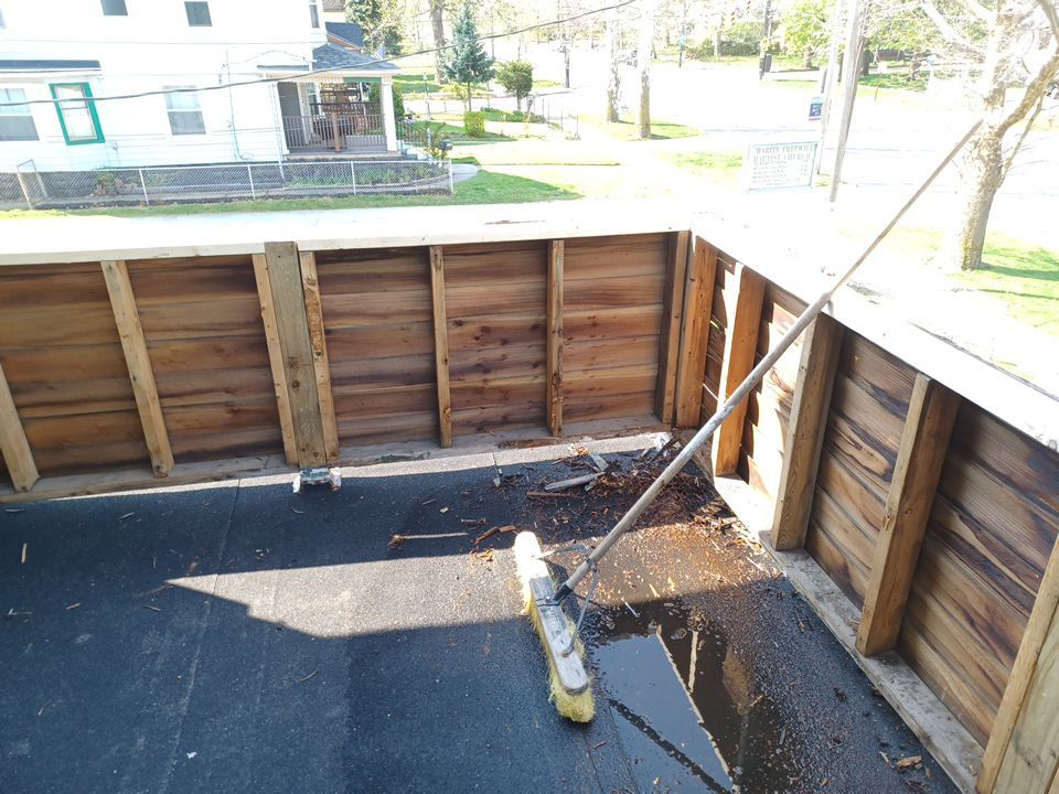Roof Damage using structual repair and remodel by Absolute Roofing and Construction