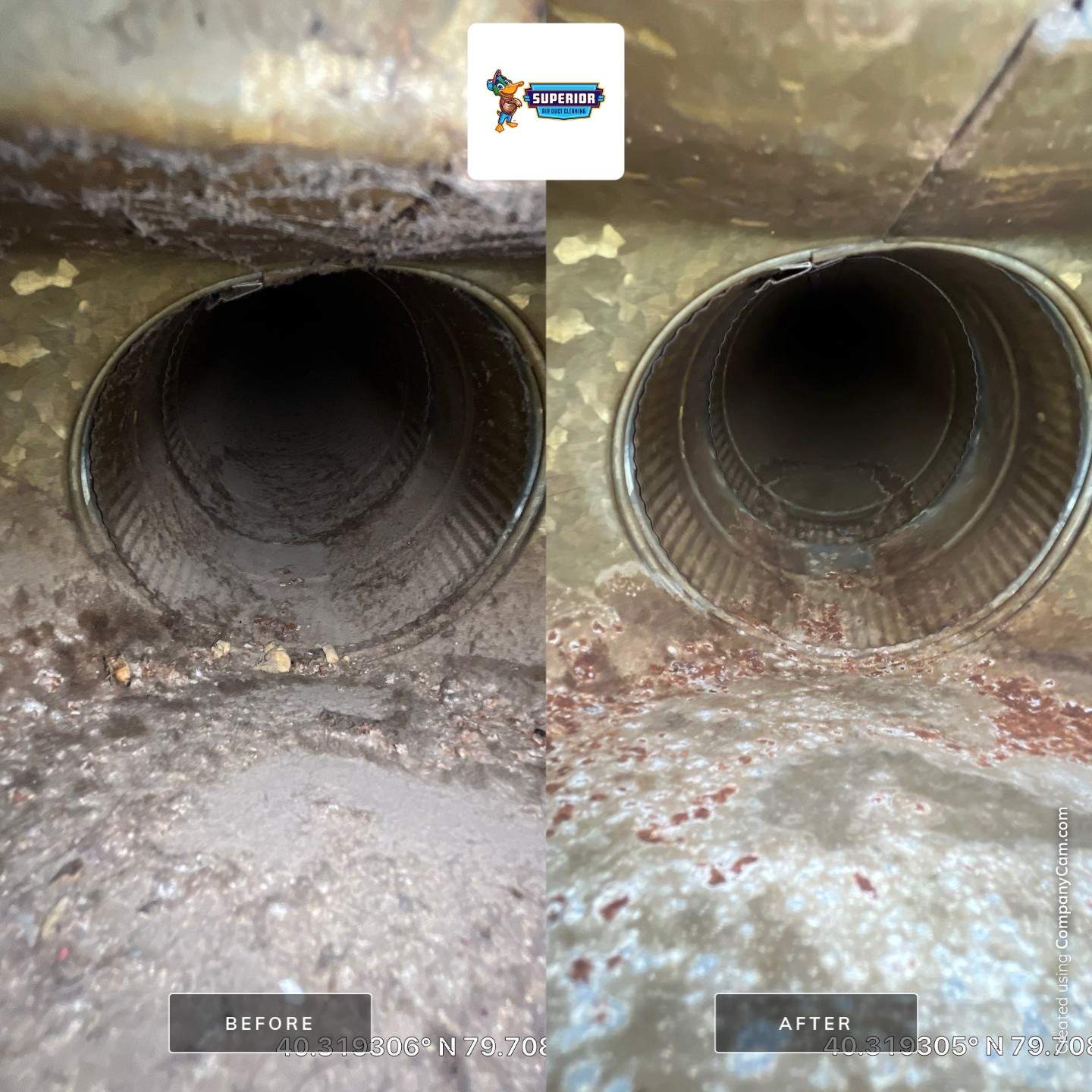 Air Duct Cleaning With a Vacuum Truck in North Huntingdon, PA by Superior Air Duct Cleaning