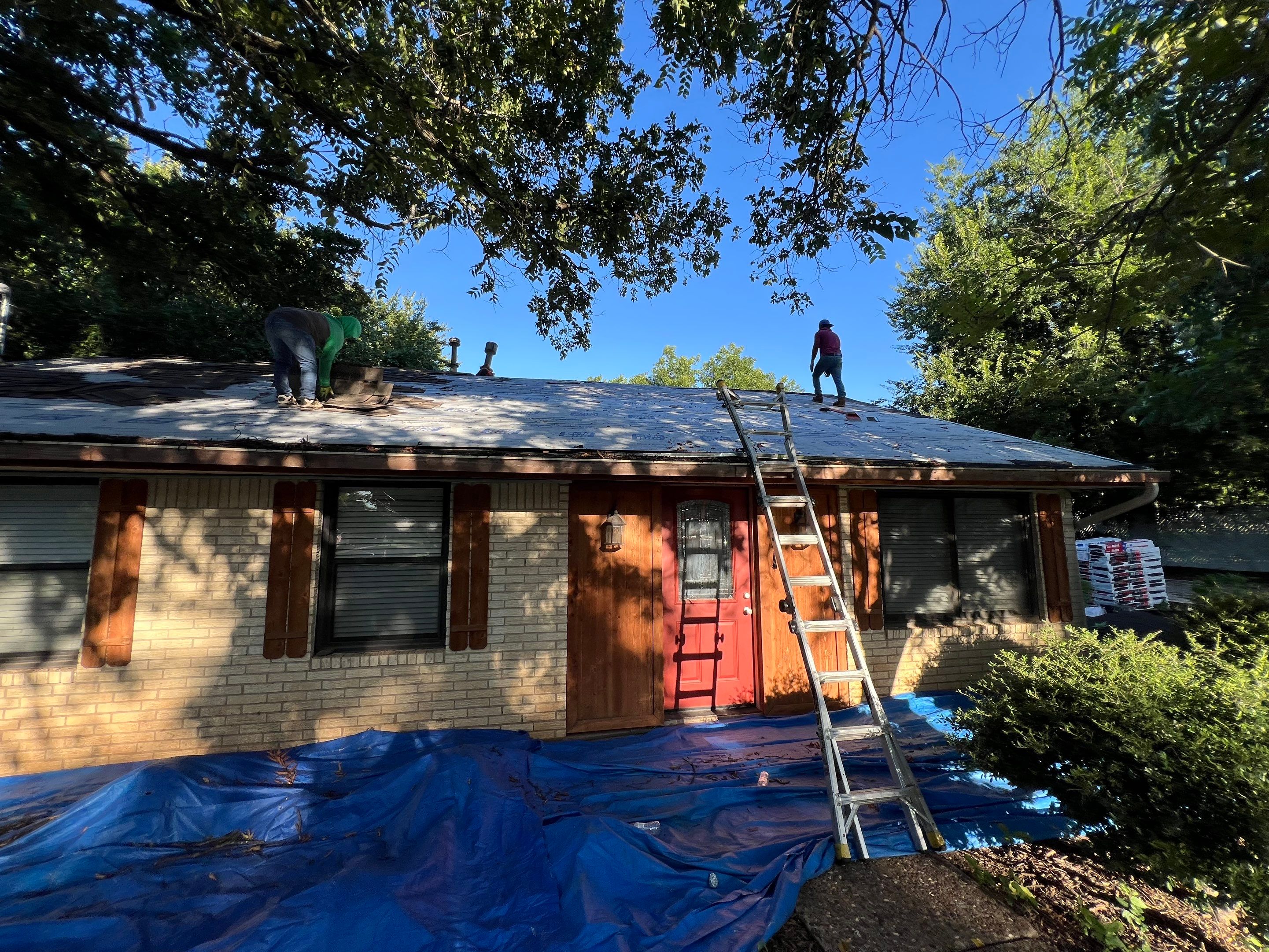Project in Granbury by Lonestar Roofing and Restoration LLC.