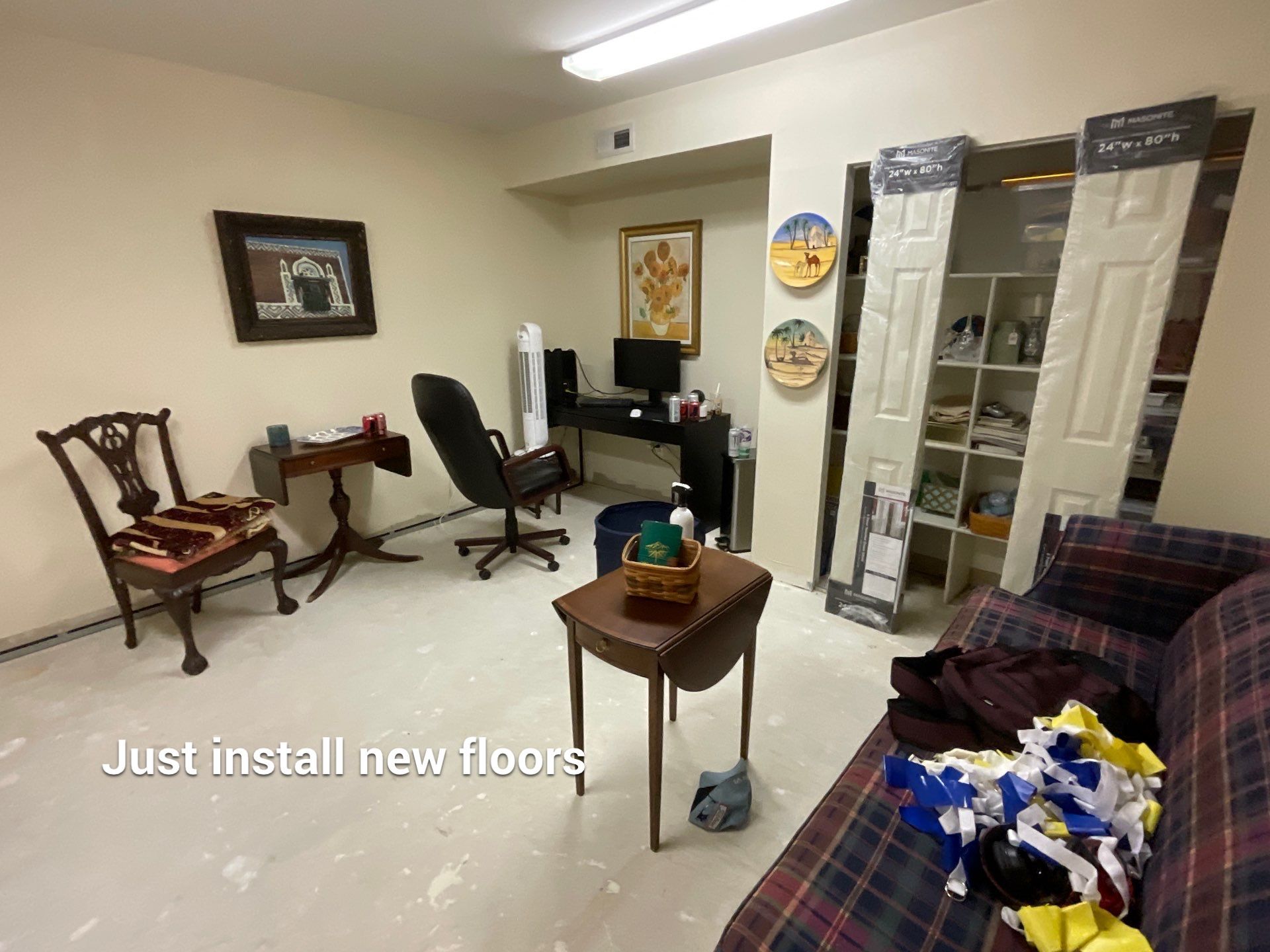 New Gutters, New Floor, New steps, New Paint job by Alpha Design Services