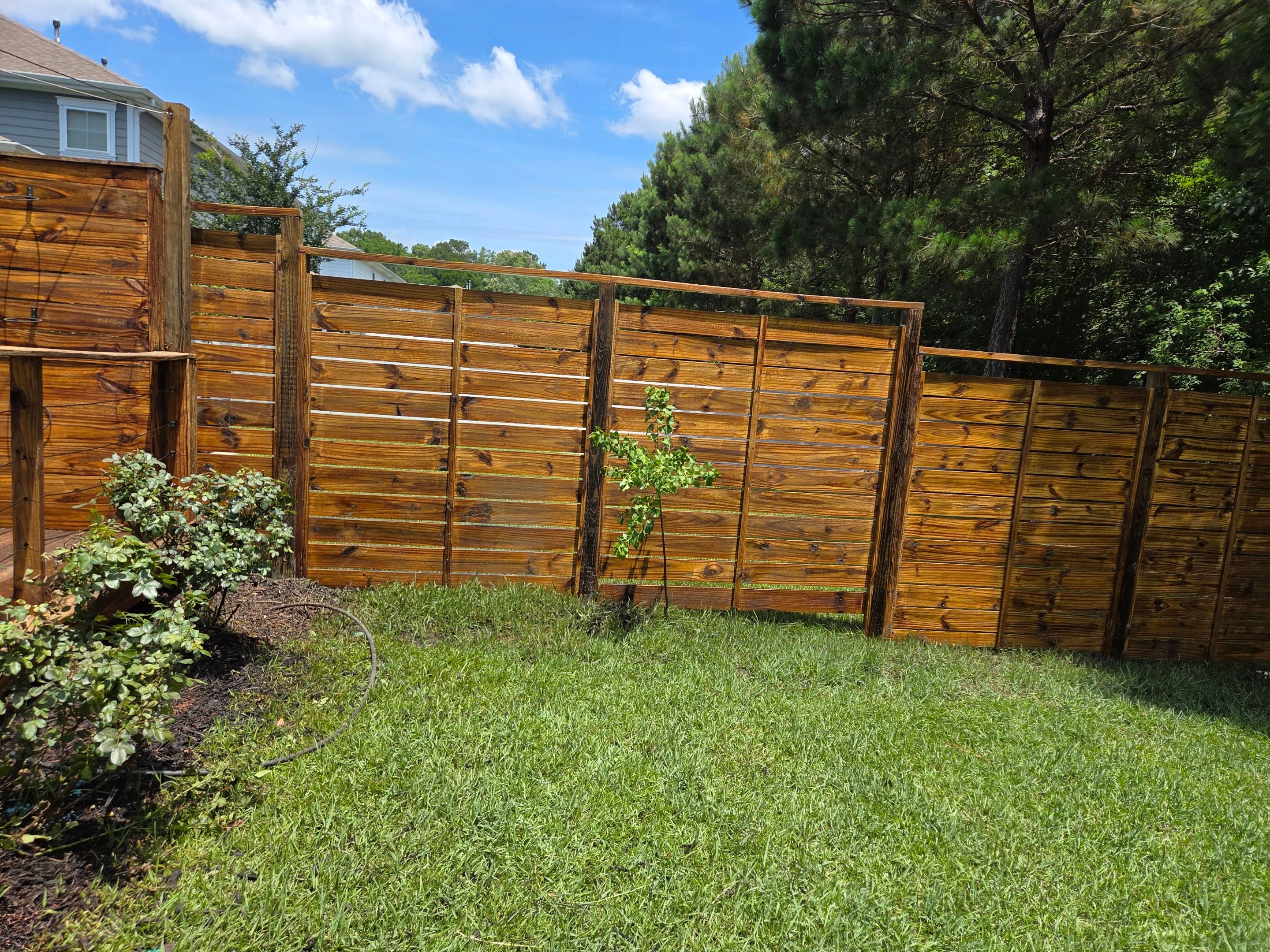 Fence using Wood Sealant by DuraSeal