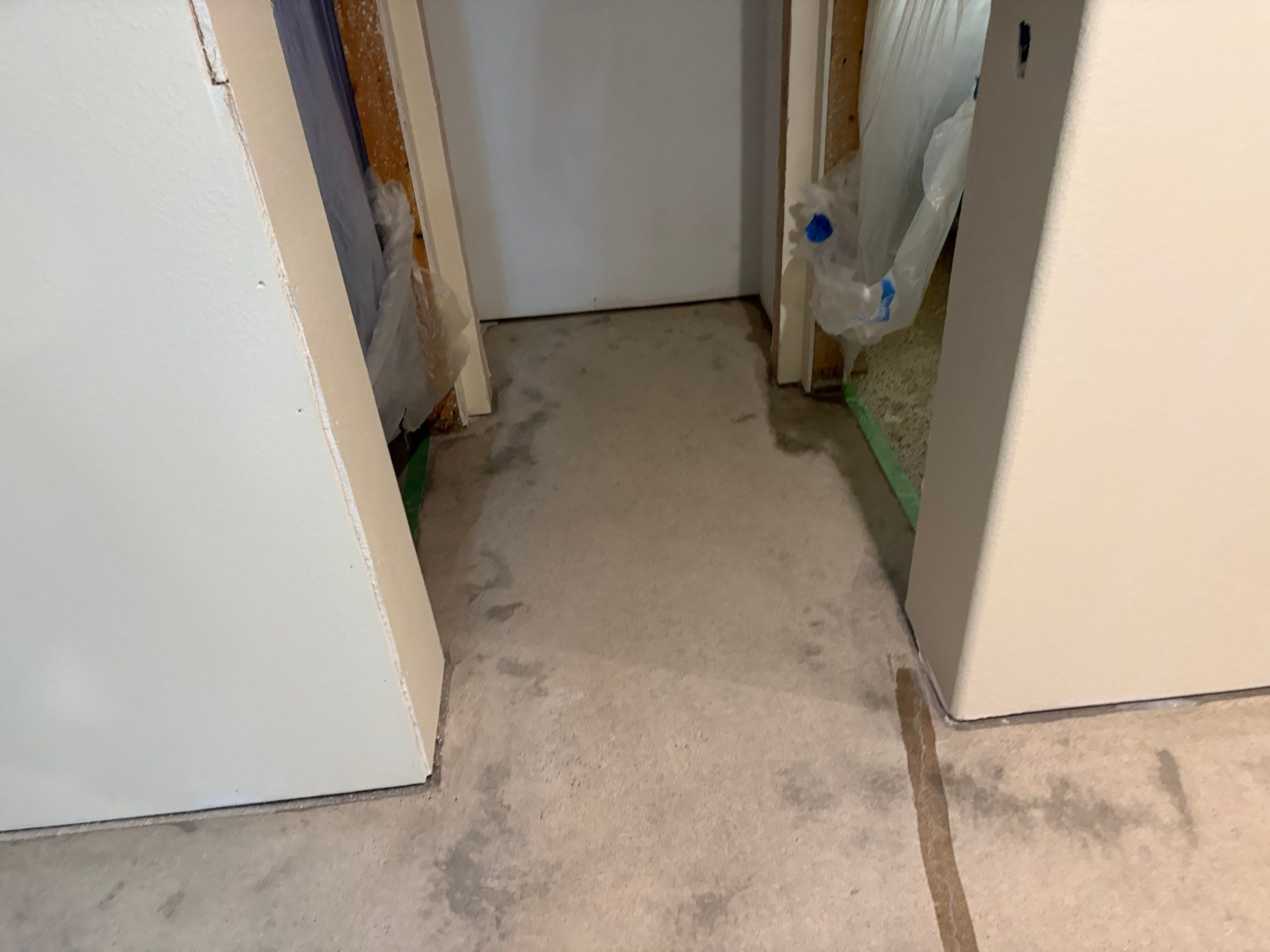 Custom Chip Concrete Coating for Colman Basement and Garage by Select Painting, Coatings & Garage Cabinets