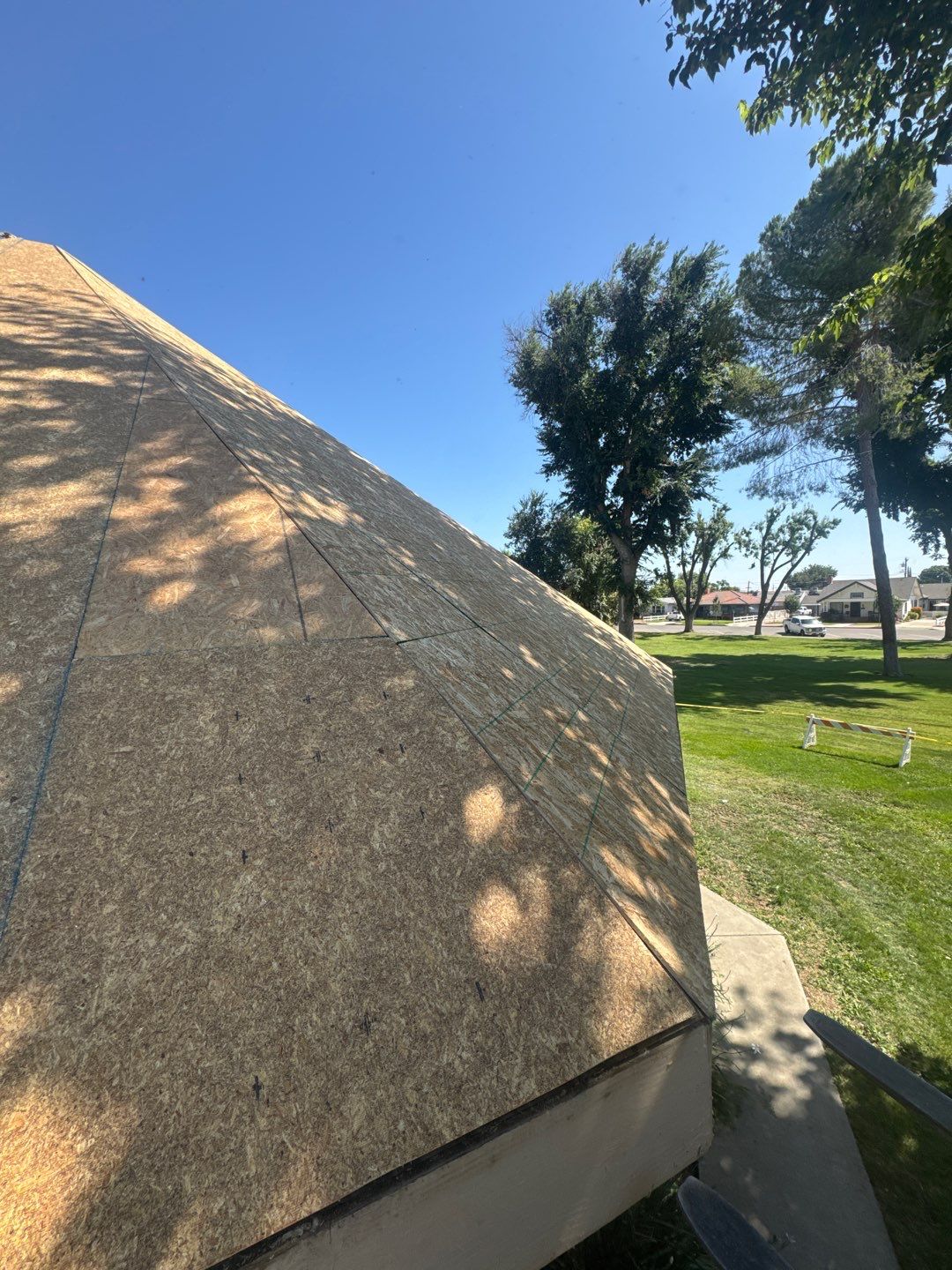 City of Gustine Gazebo project by Straight Edge Roofing Inc