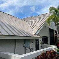 24ga 1.5" Mechanical Seam Buckskin  by Total Roofing System The Metal Roof Experts