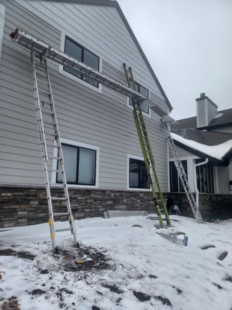 Siding Installation using LP Smart Siding by Total Restoration Services