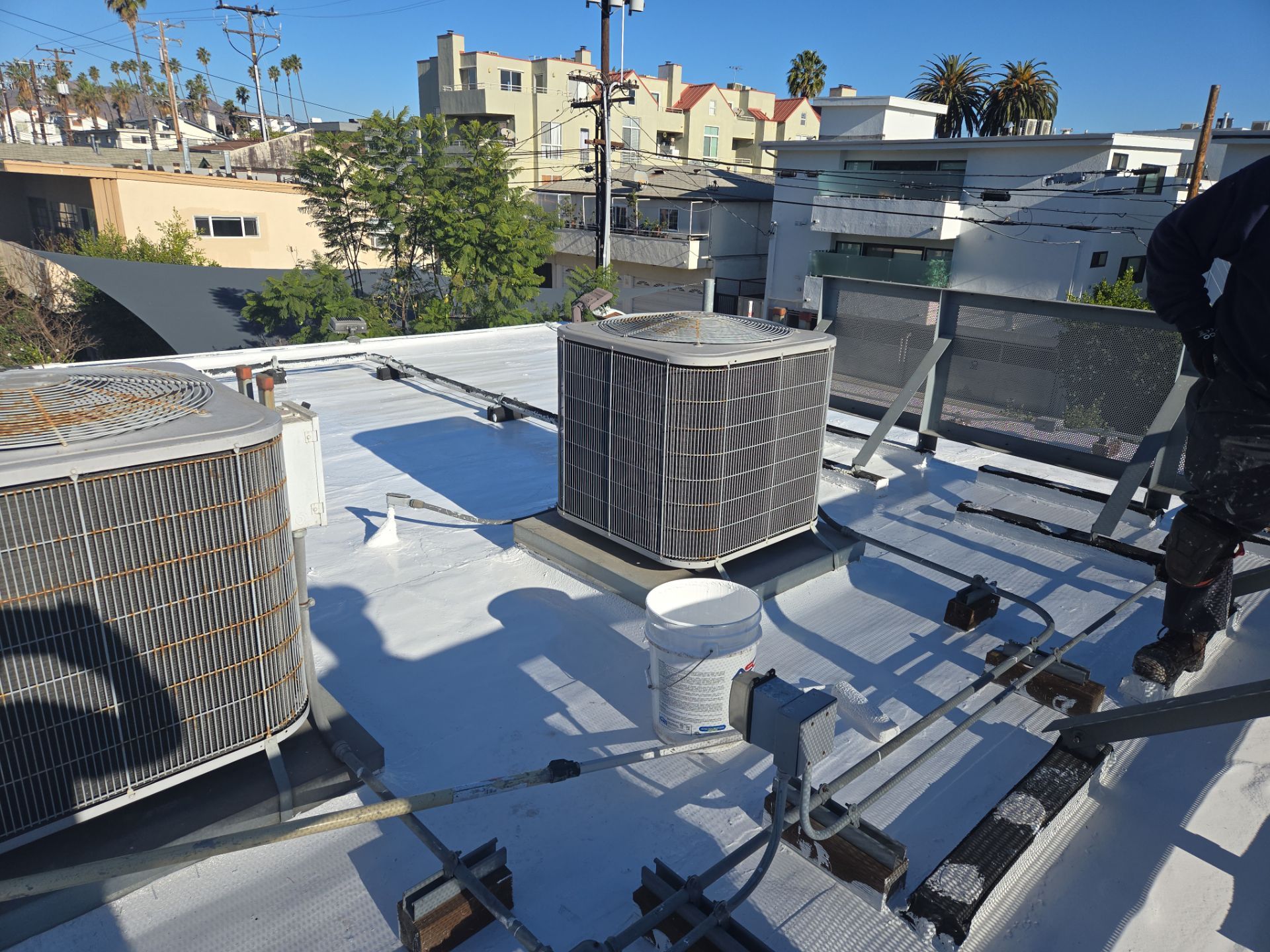 Pre-school in Santa Monica - Waterproofed with ASC Silicone Membrane System by Hull Brothers Roofing