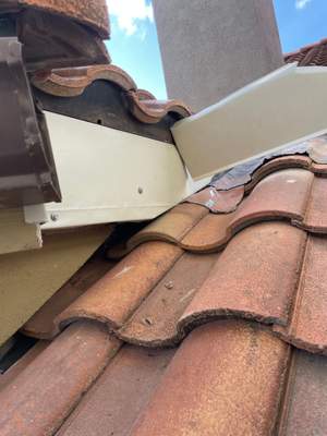 Dead Valley Repair on a Tile Roof 