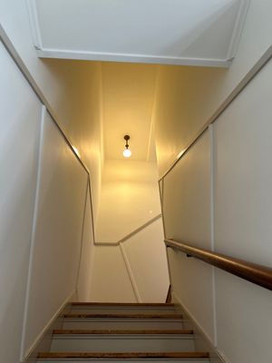 Refreshing an old back hallway for a favorite regular in Manchester's North End