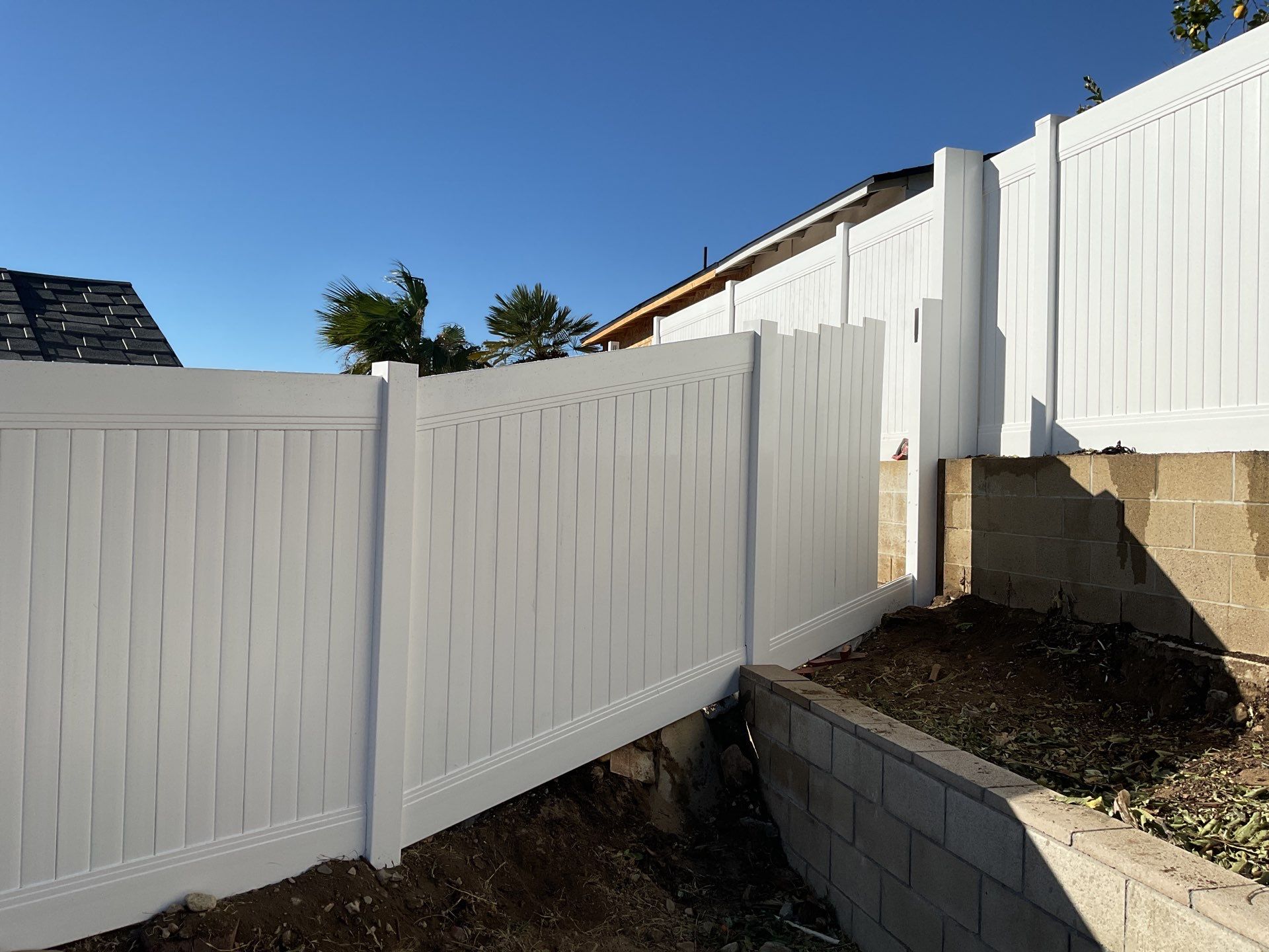 6ft White Privacy Fence  by Fence Guys Inc. 