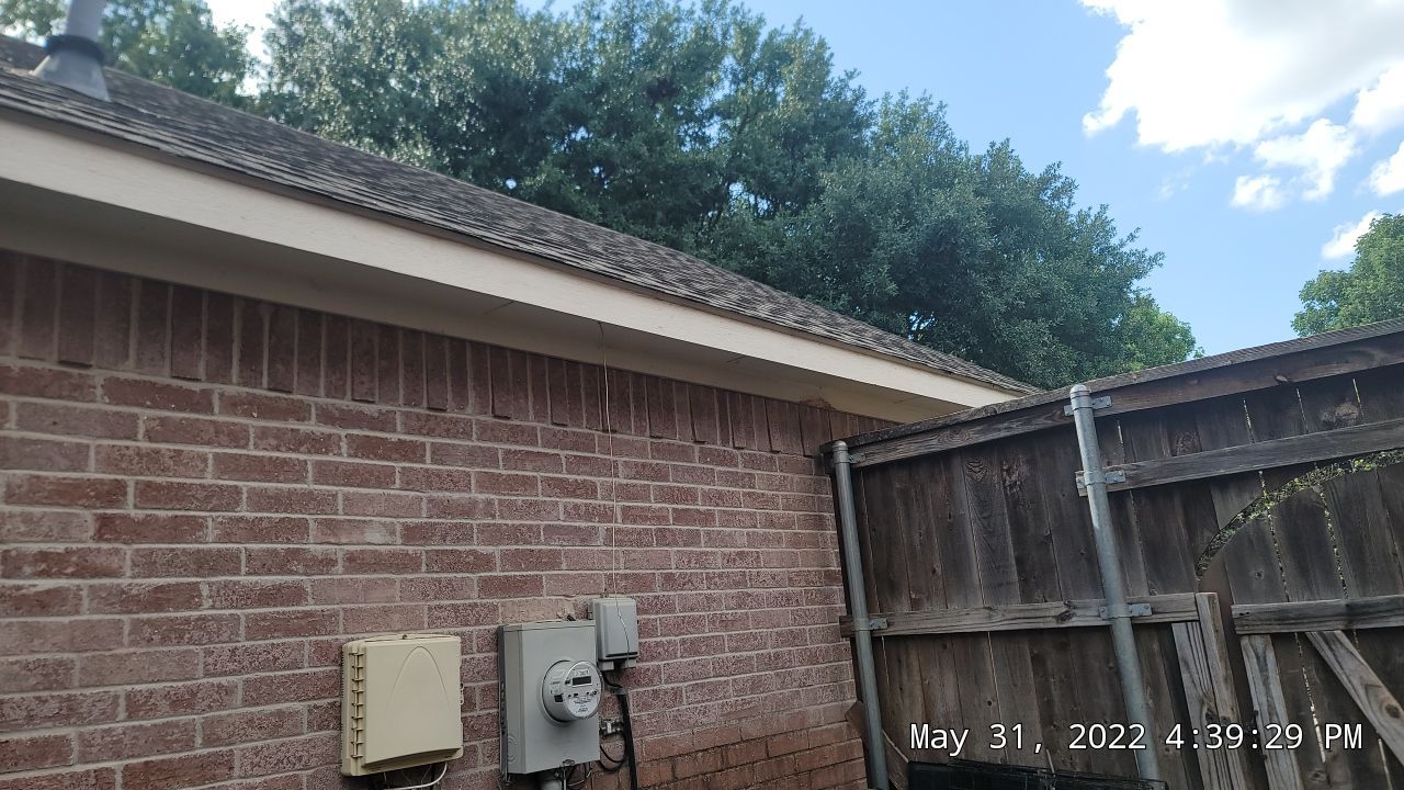 Insurance Claim Roof and Gutters using Owens Corning Oakridge Driftwood by Tex-Line Roofing