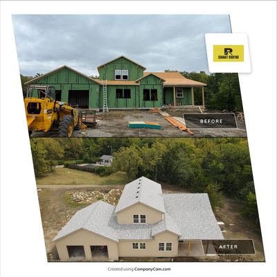 Roof Install on New Residential Home