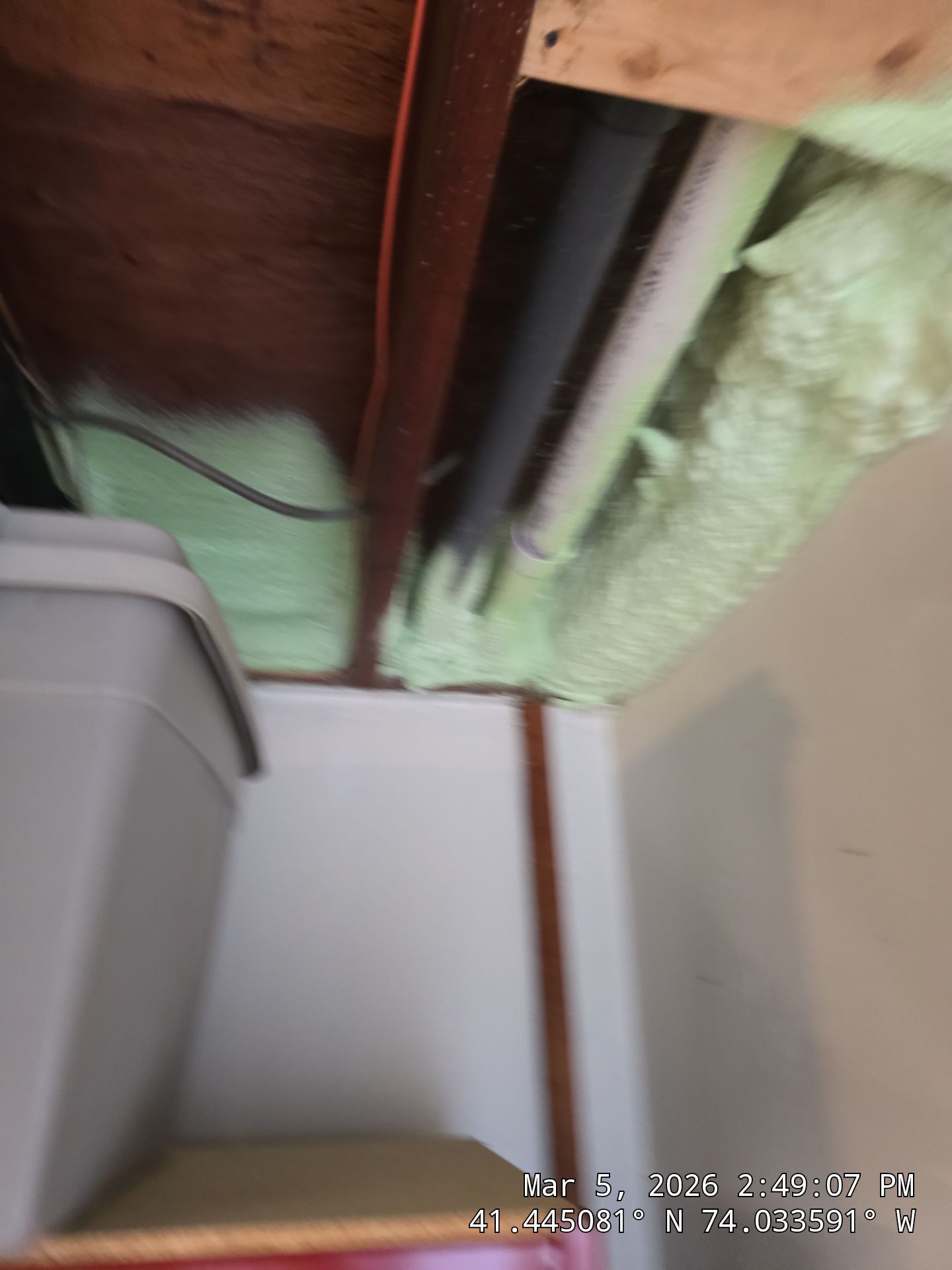 Attic Insulation using open cell spray foam by NYS Foam & Energy