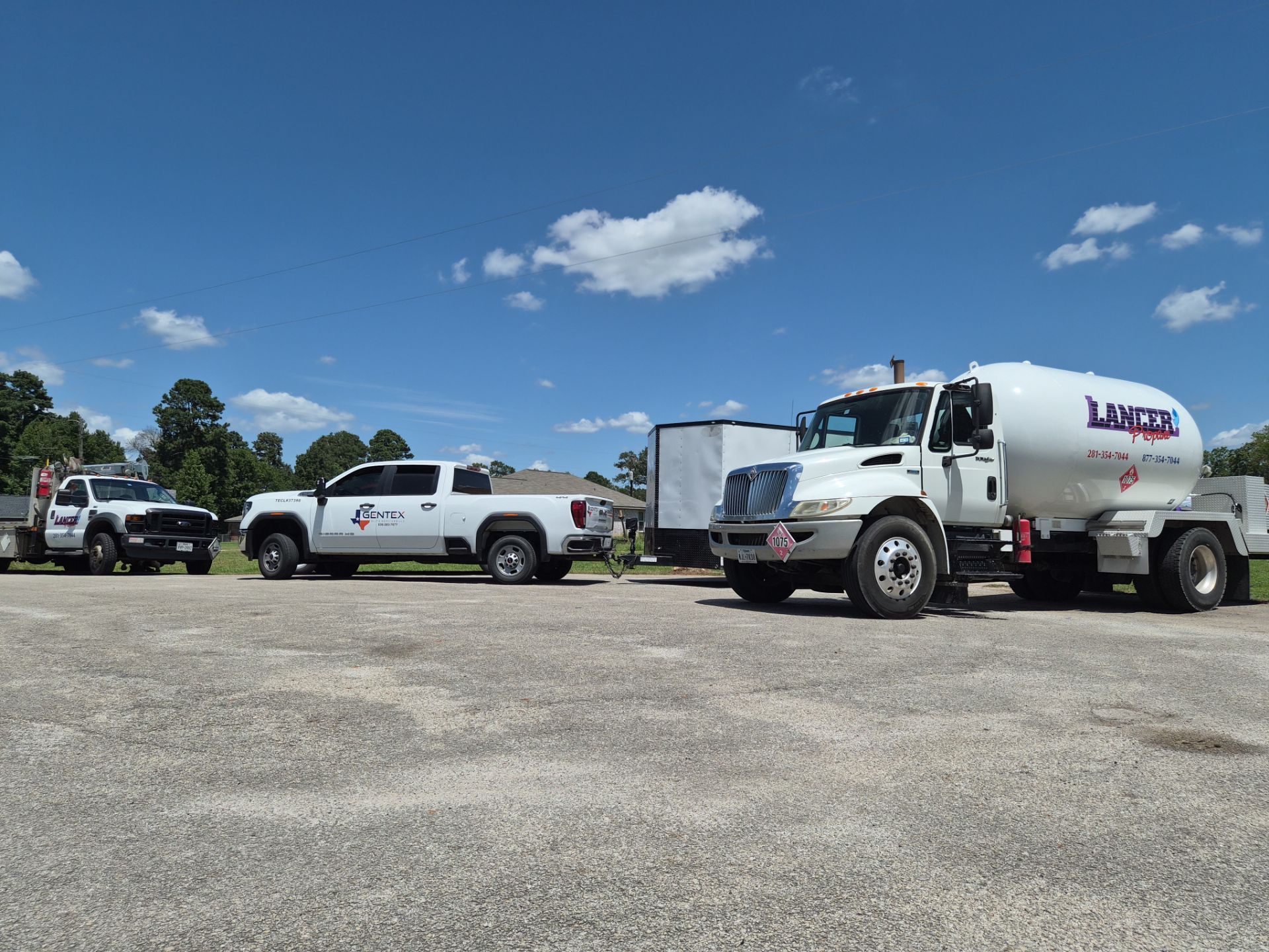 Kohler Standby Generator Installation with Propane Connection in Cleveland, Texas by GenTex Elite Services