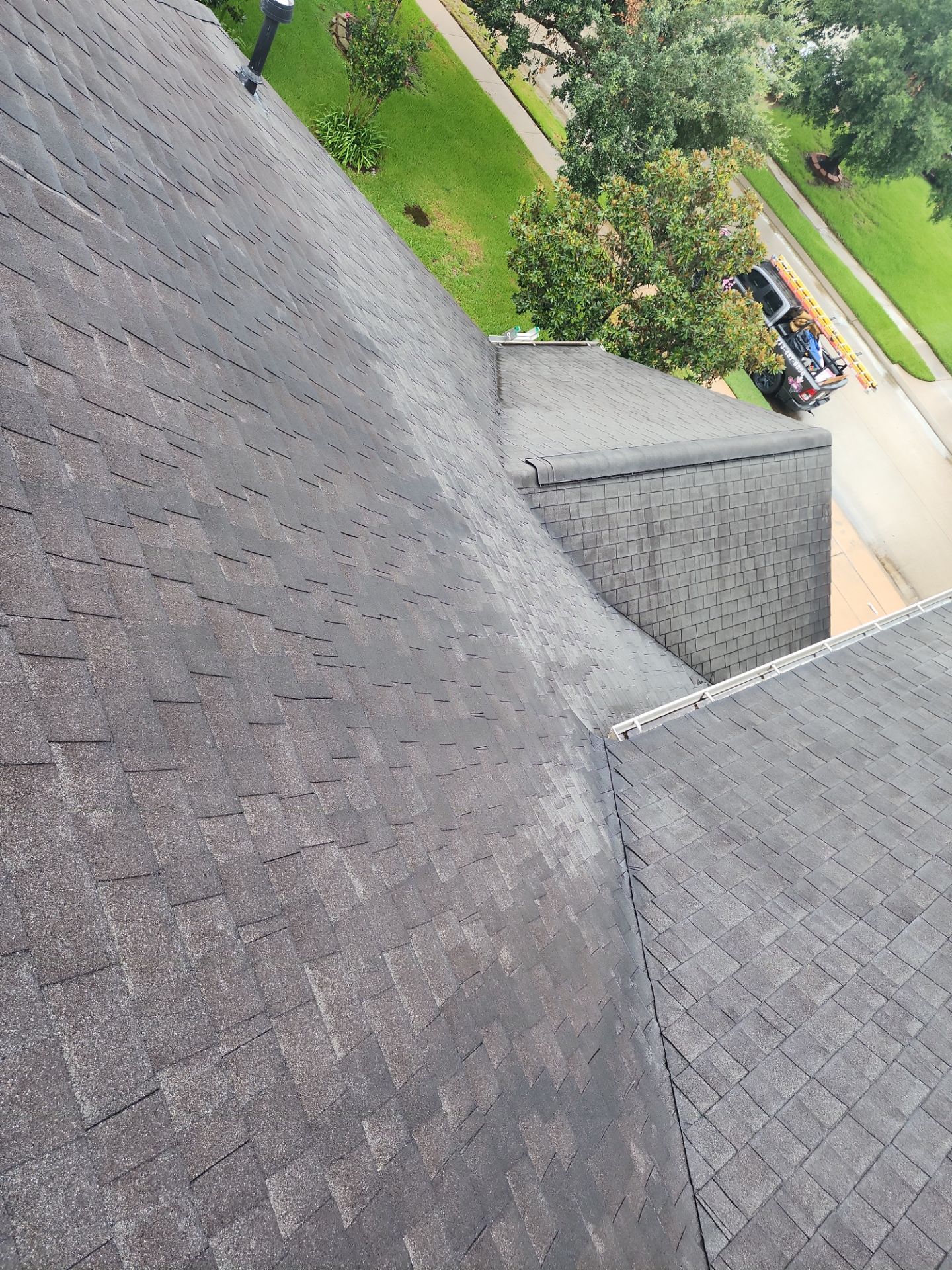 Hail Damage using Owen's Corning Duration (Lifetime) Shingles by Roof Repair Company