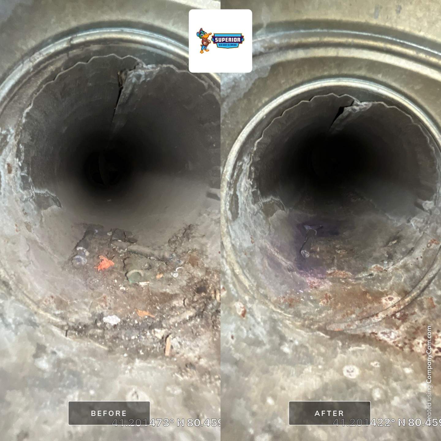 Air Duct Cleaning With a Vacuum Truck in Hermitage, PA by Superior Air Duct Cleaning