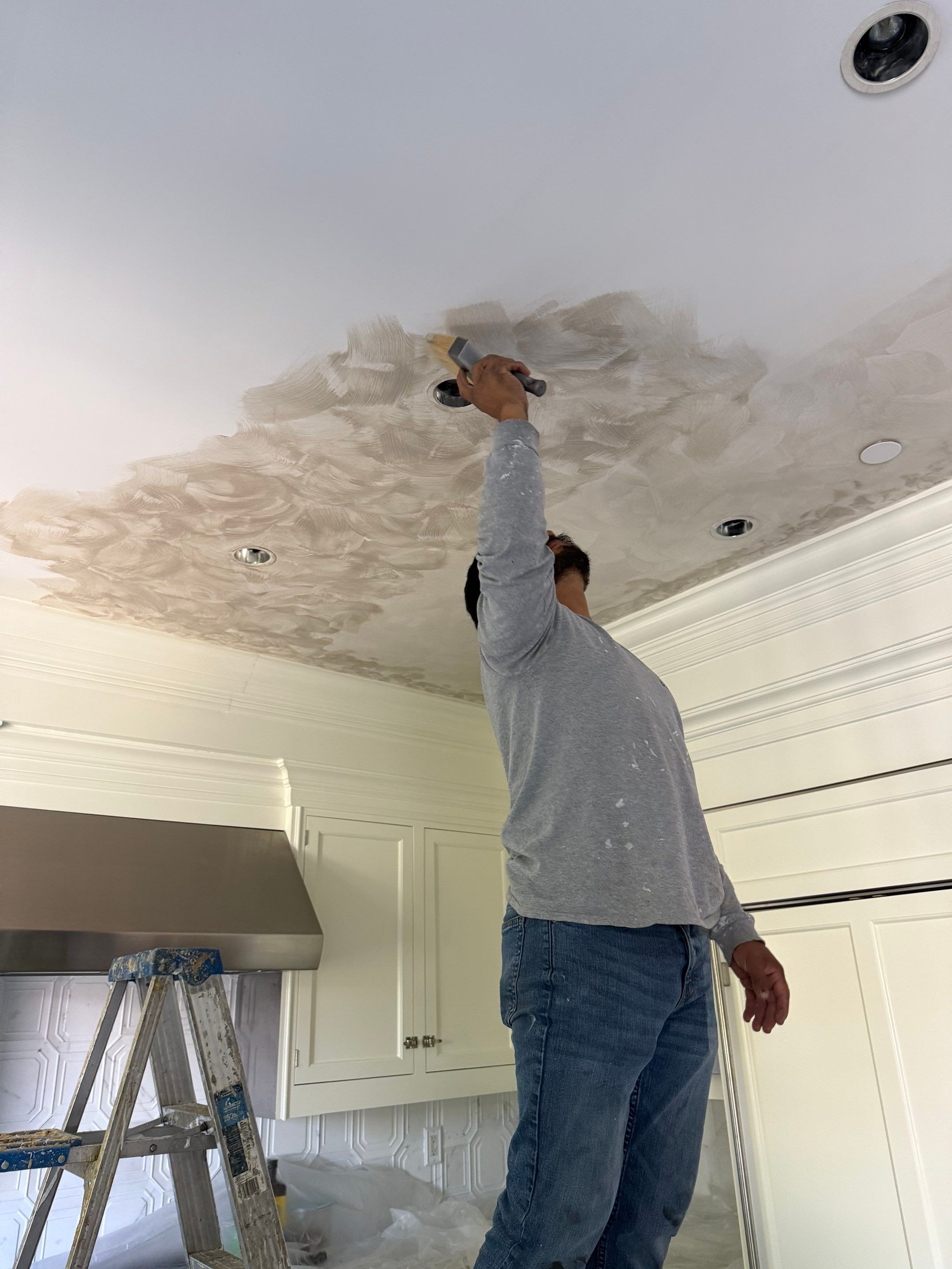 Water Damage Repairs in Luxury Kitchen and Primary Bathroom by Fox Hill Luxury Real Estate Services