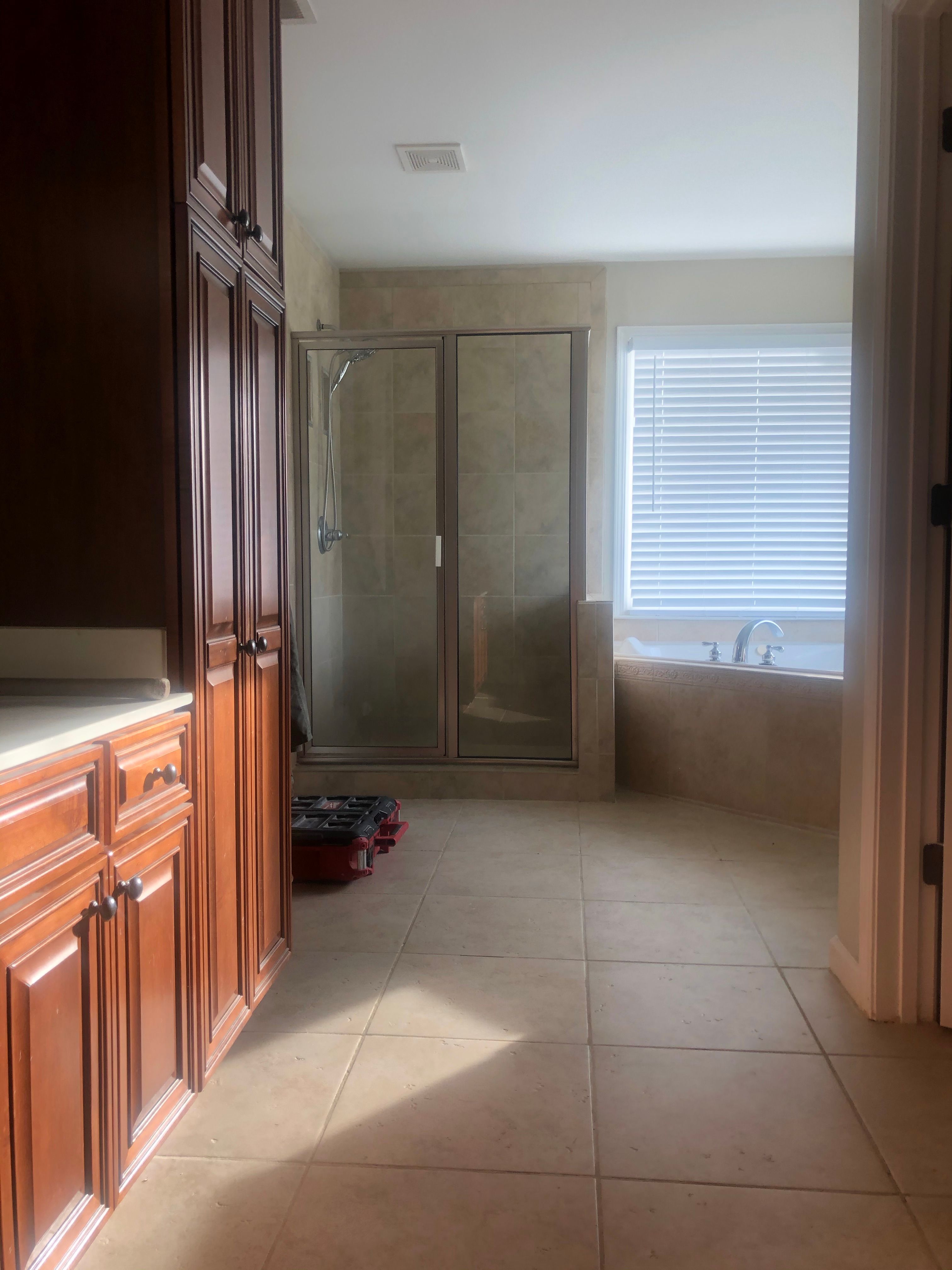 Modern Bathroom Remodel With Freestanding Tub In Marietta by Swift Home Renovations