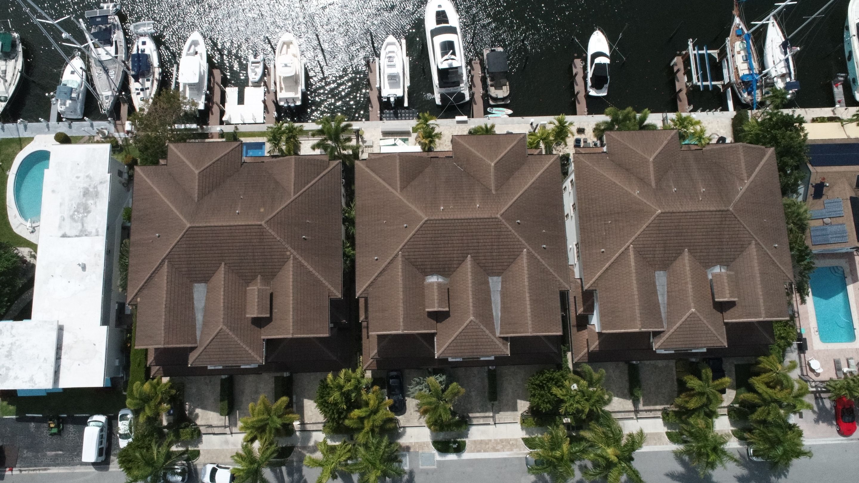 Large Scale Commercial Exterior Isle of Venice Drive, Fort Lauderdale by John “The Greek” Painting