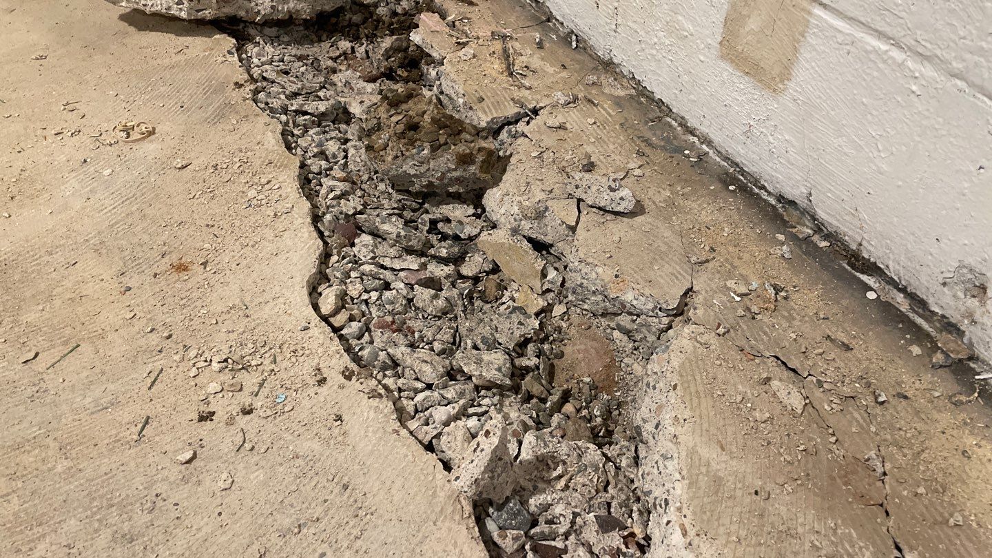 Interior Drain Tile & Buried Discharge in St. Anthony, MN by Waterproofing Northeast