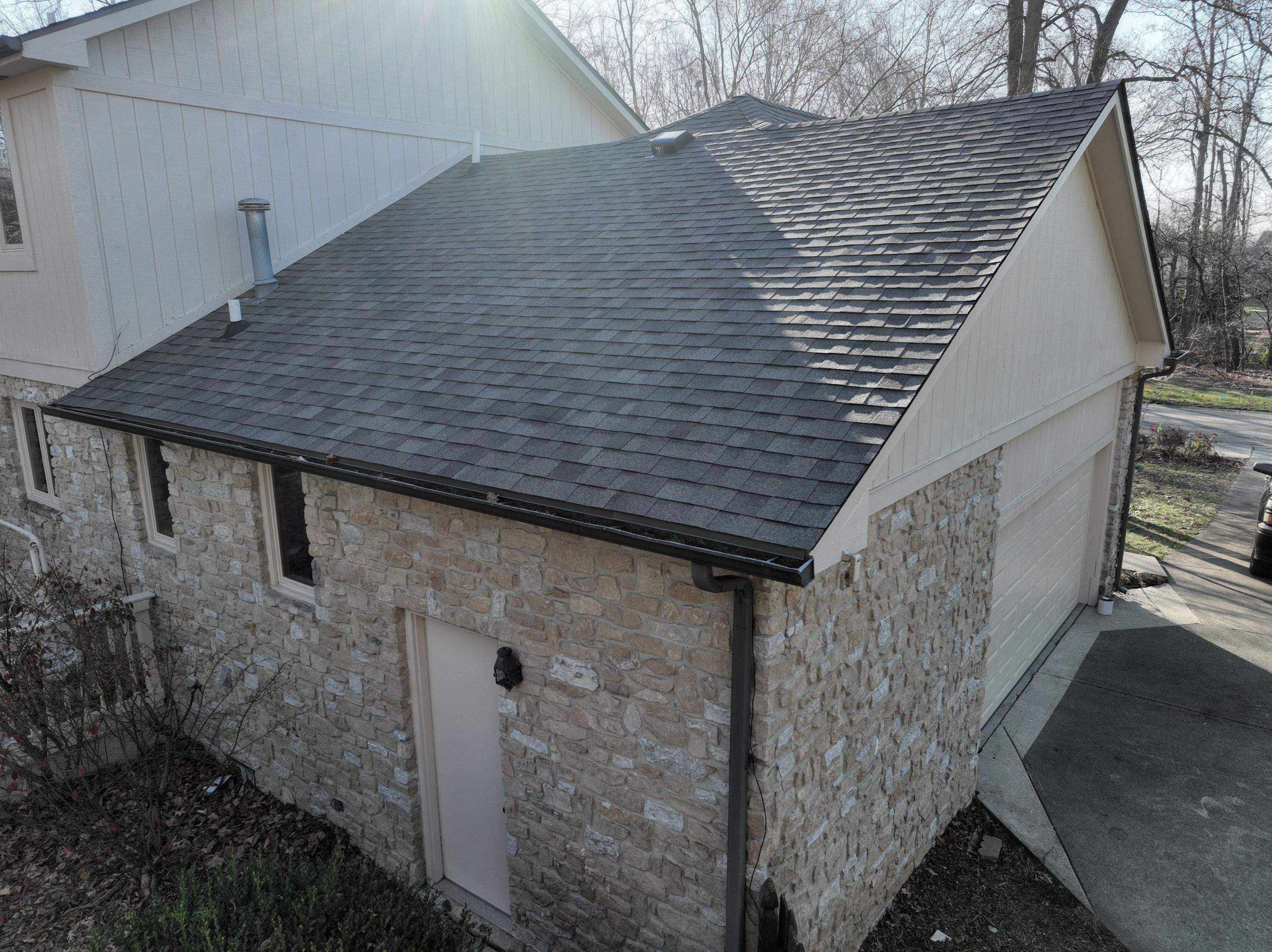 Seabreeze Roof Replacement, Exterior Siding and trim repairs and paint by 317 Roofing & Restorations