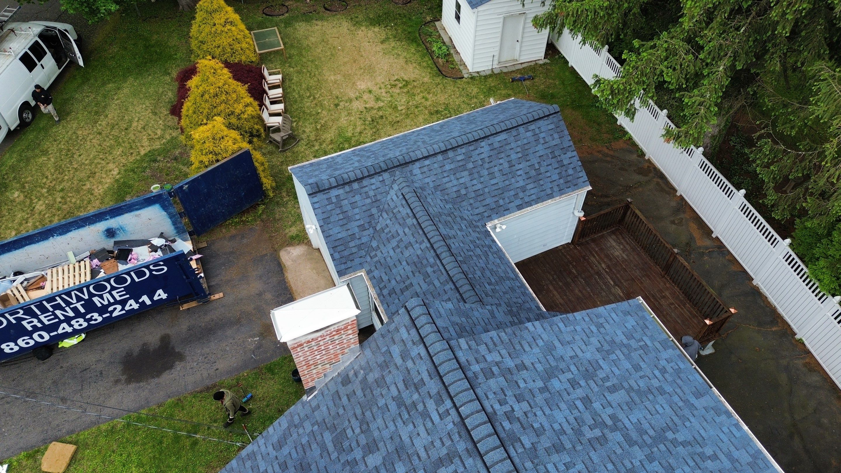 Owens Corning Duration: Harbor Blue in Hamden, Connecticut by Golden Shield Roofing