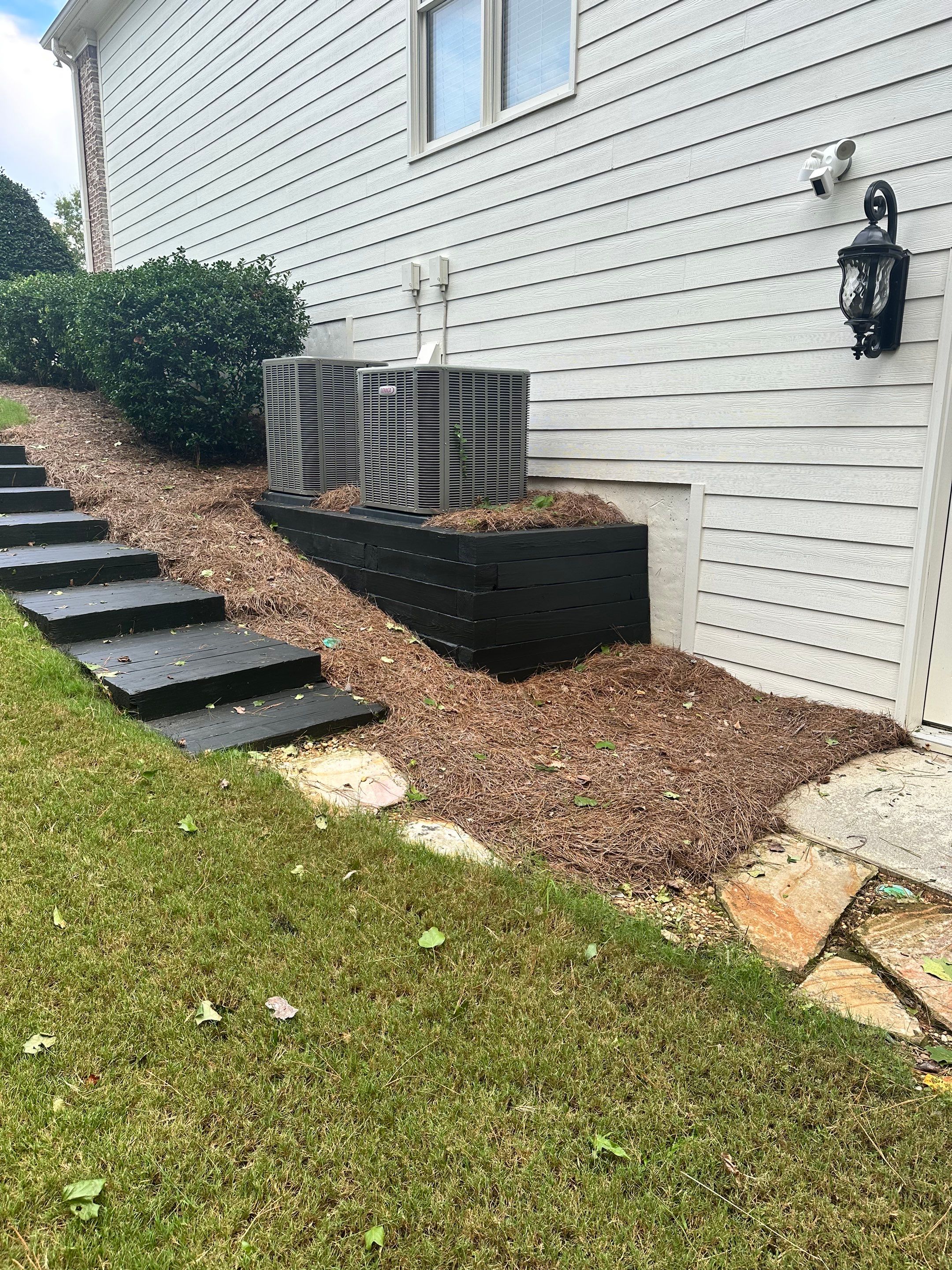 Dark Deck and Pergola Wood Staining Project in Acworth by Swift Home Renovations