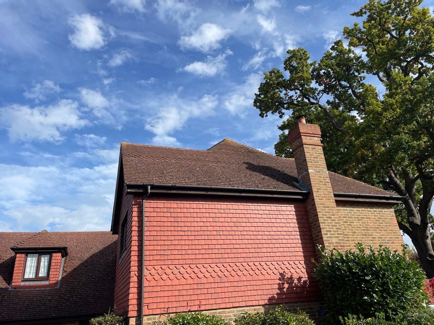 Roof Patio Driveway Clean using Honda 15lpm Low Pressure Washing Machine by Ges Exterior Cleaning ltd