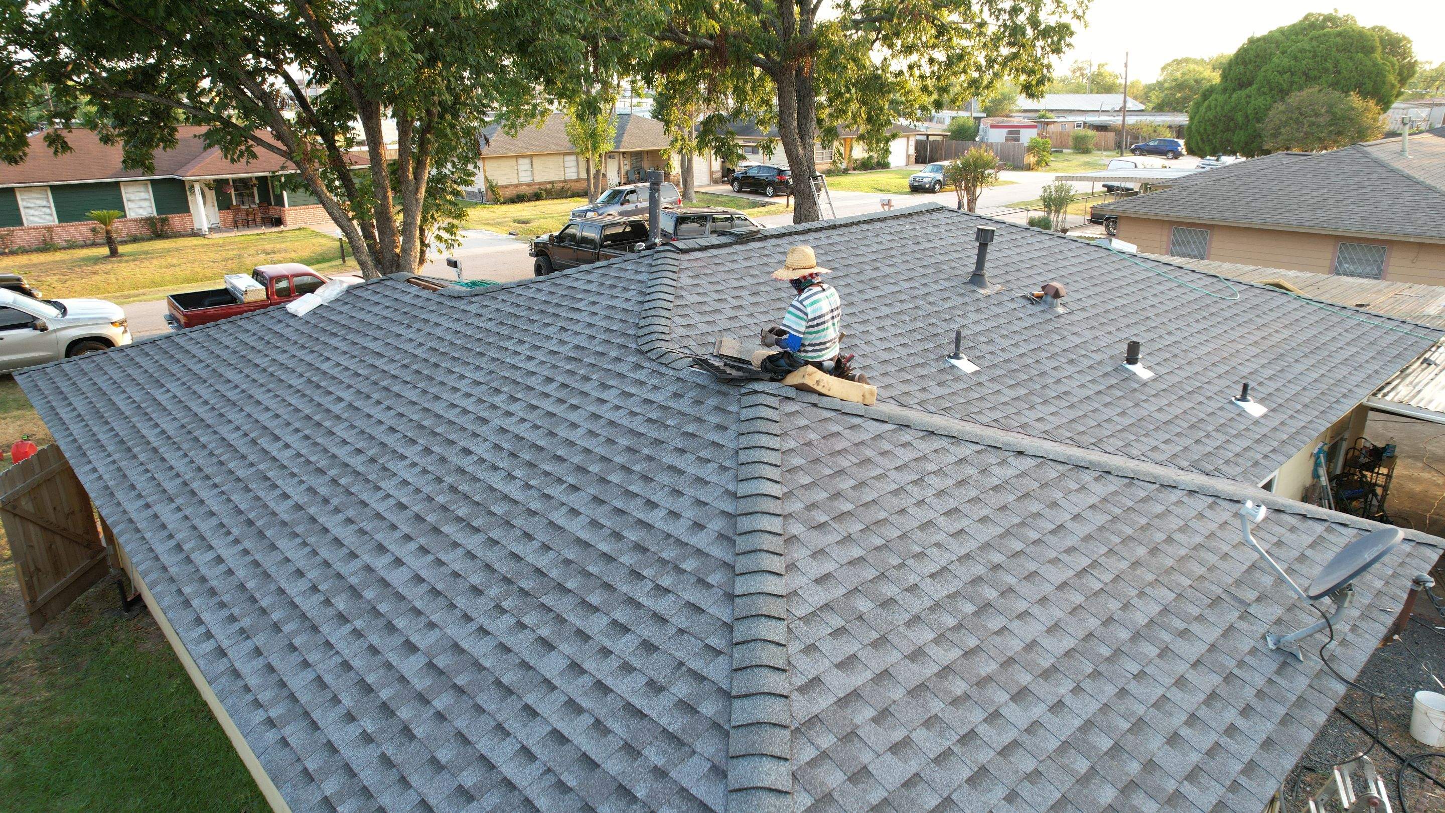 Full Re-Deck & Shingle Roof Replacement — Houston, TX by PL Roofing & SB Roofing, LLC.