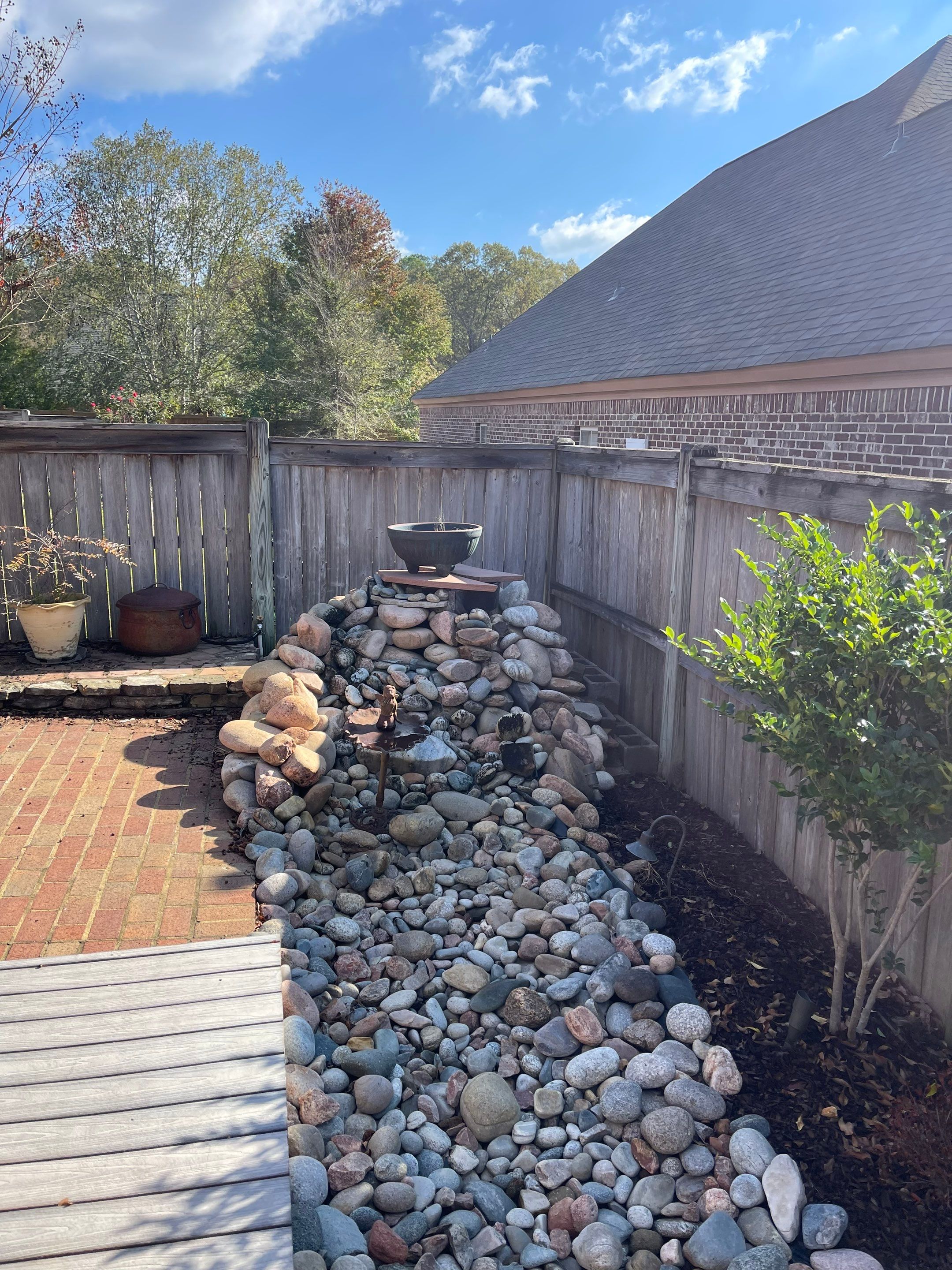 8ft Cedar Good Neighbor Fence by Roberson Construction LLC