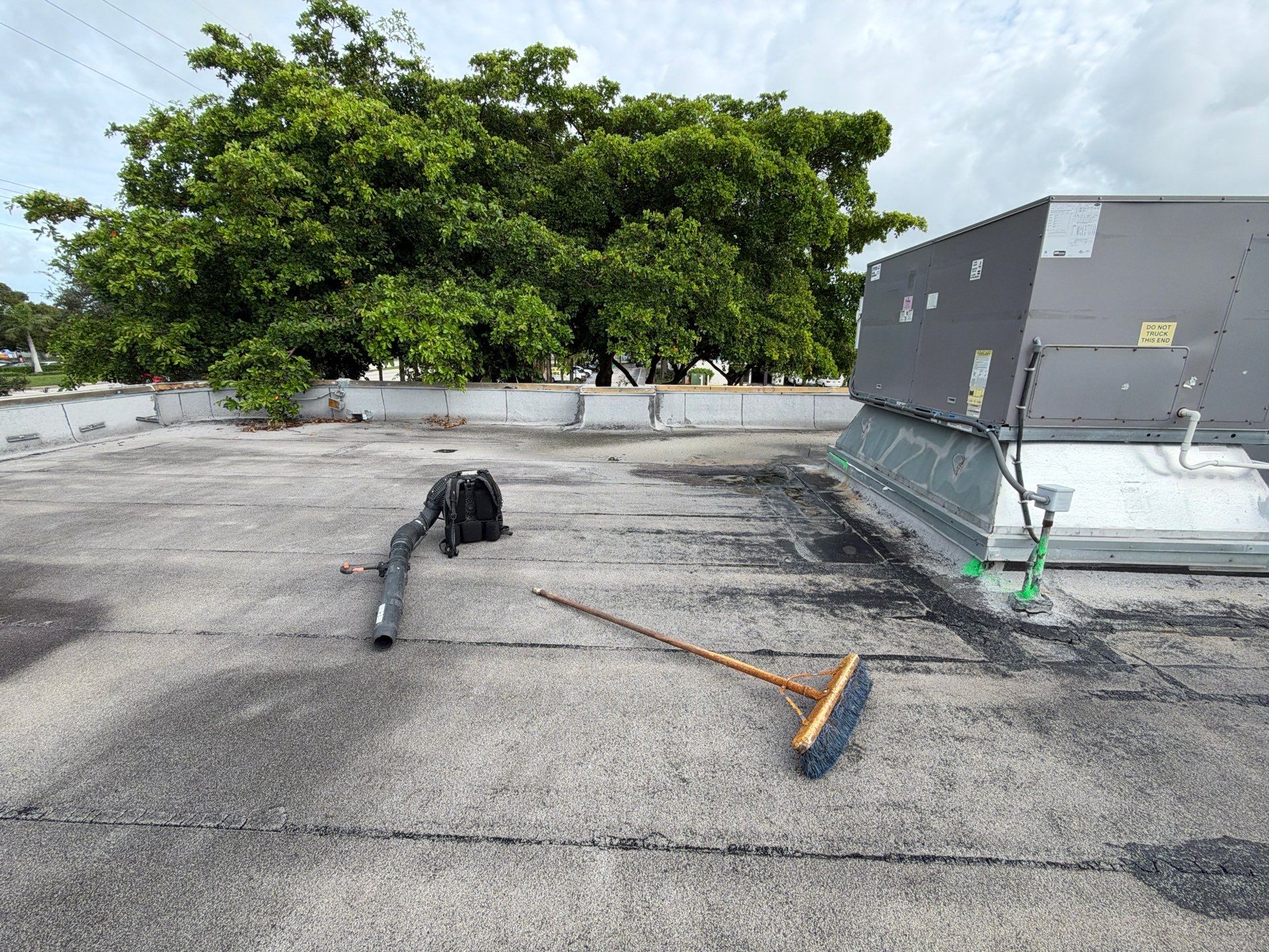 Commercial Roof Restoration and HVAC Flashing Repairs in Pompano Beach by Roof King LLC