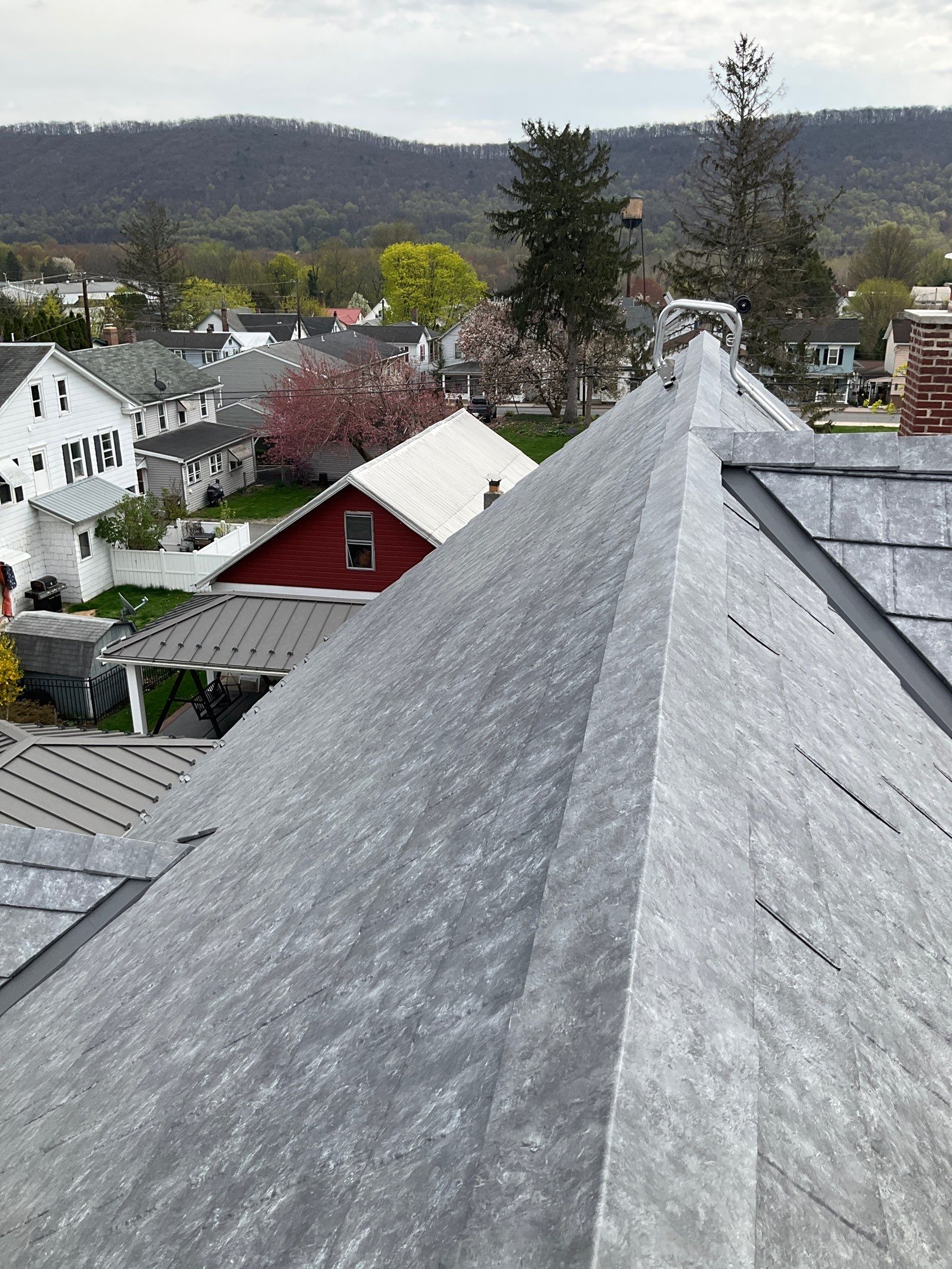 Ironstone Metal Slate Installation by Esh Builders