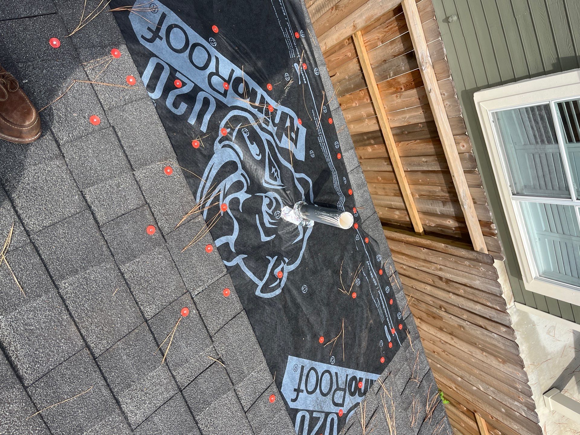 Hail Damage using Owen's Corning Duration (Lifetime) Shingles by Roof Repair Company