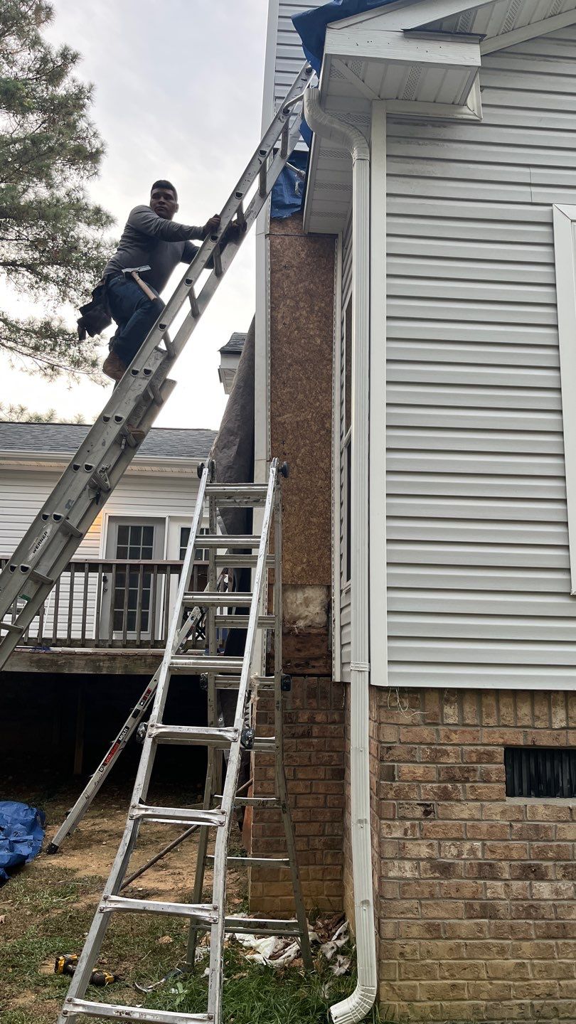 Roof Repair and Chimney Framing Repair by Midlands Roofing & Exteriors