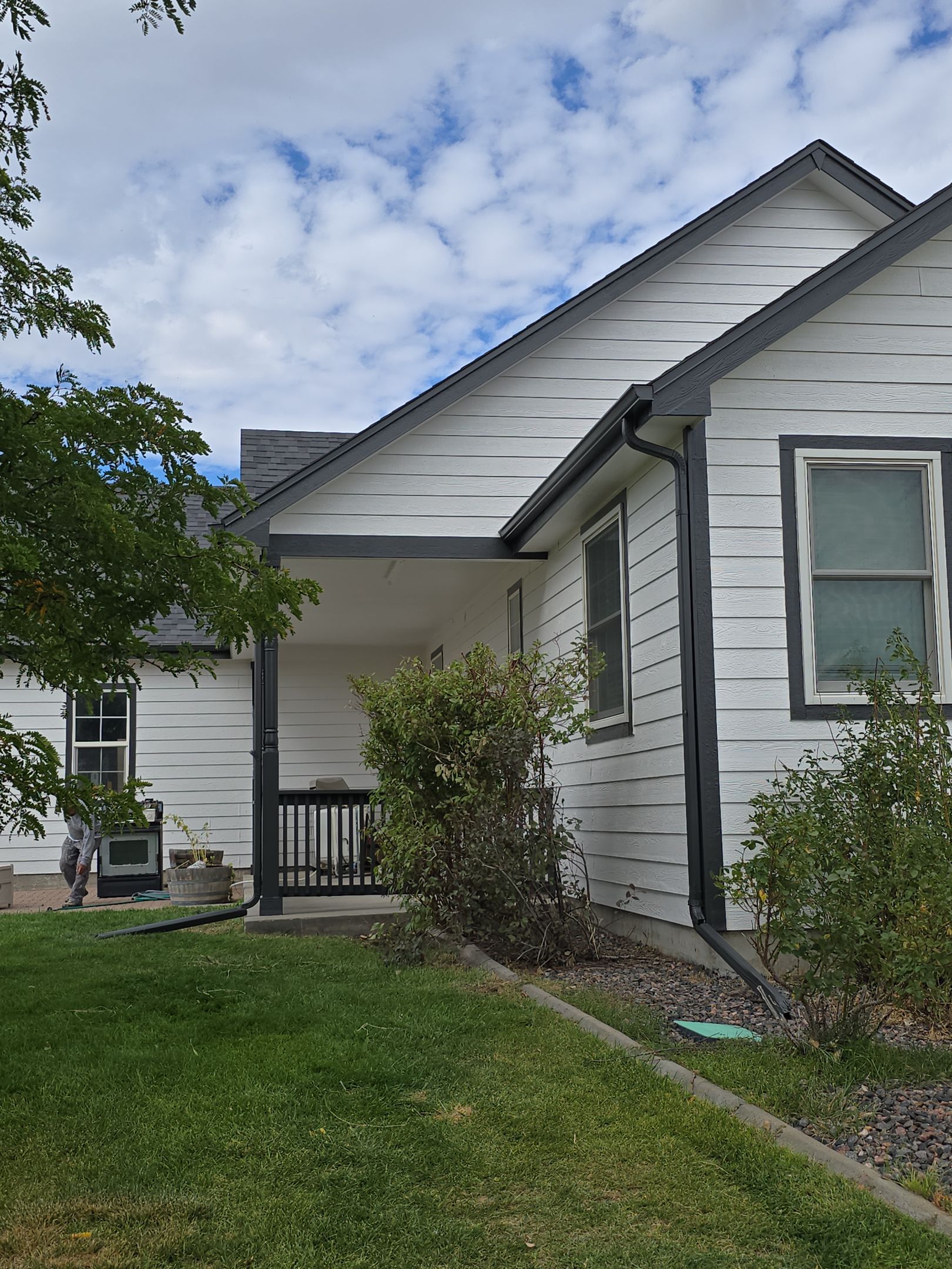 From Faded to Timeless: White & Black Exterior Renewal by J&M Painting LLC