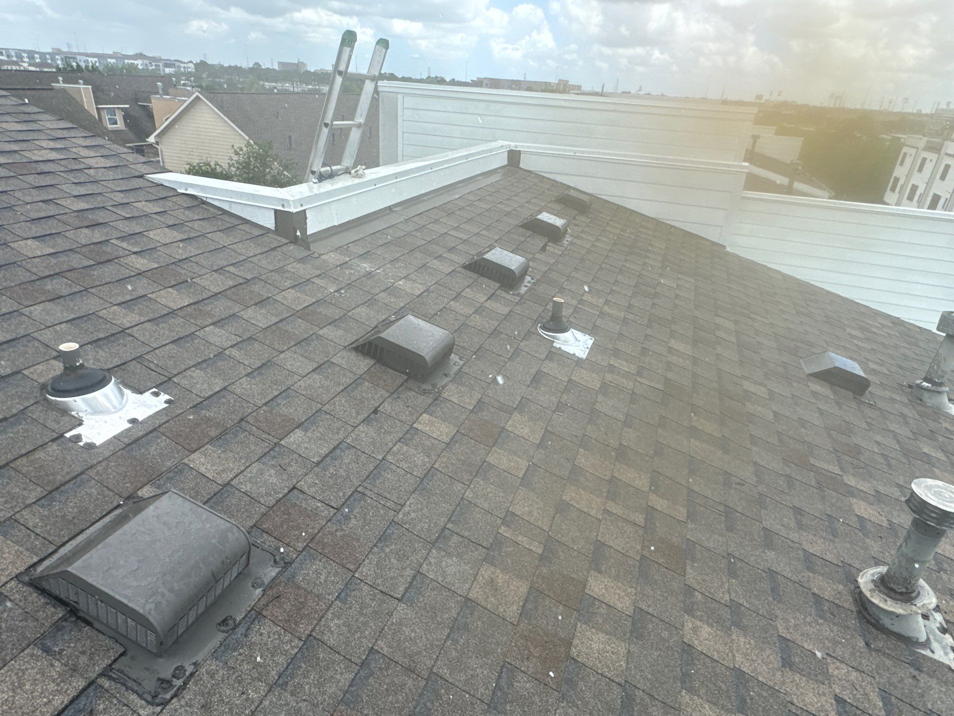 Project in Houston, TX by Associates Roofing Unlimited