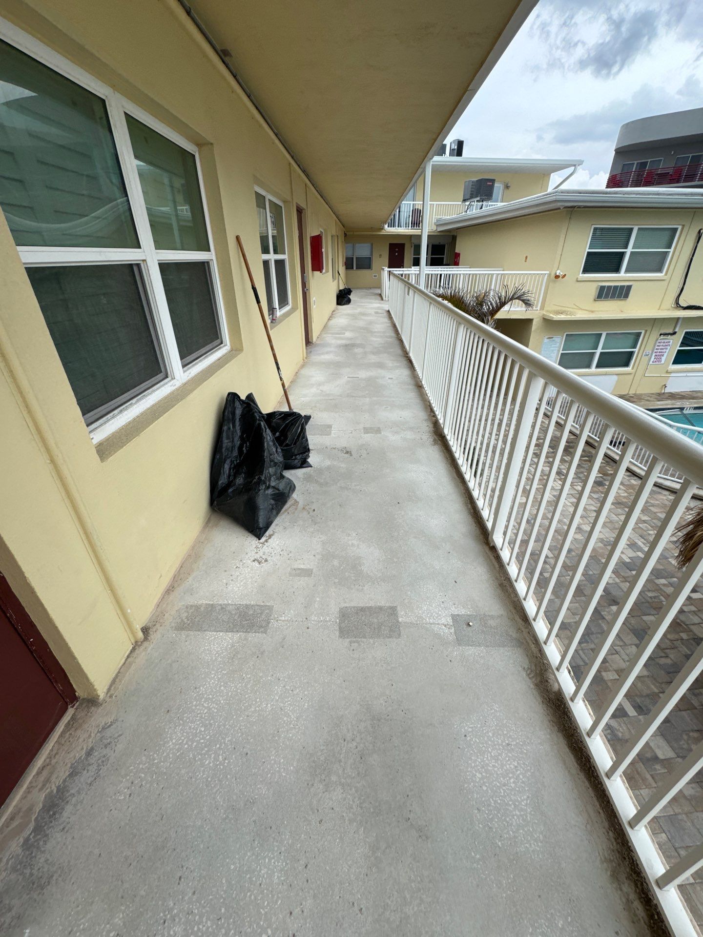 Patio Upgrade with Coyote Flake by Performance Floors & Coating
