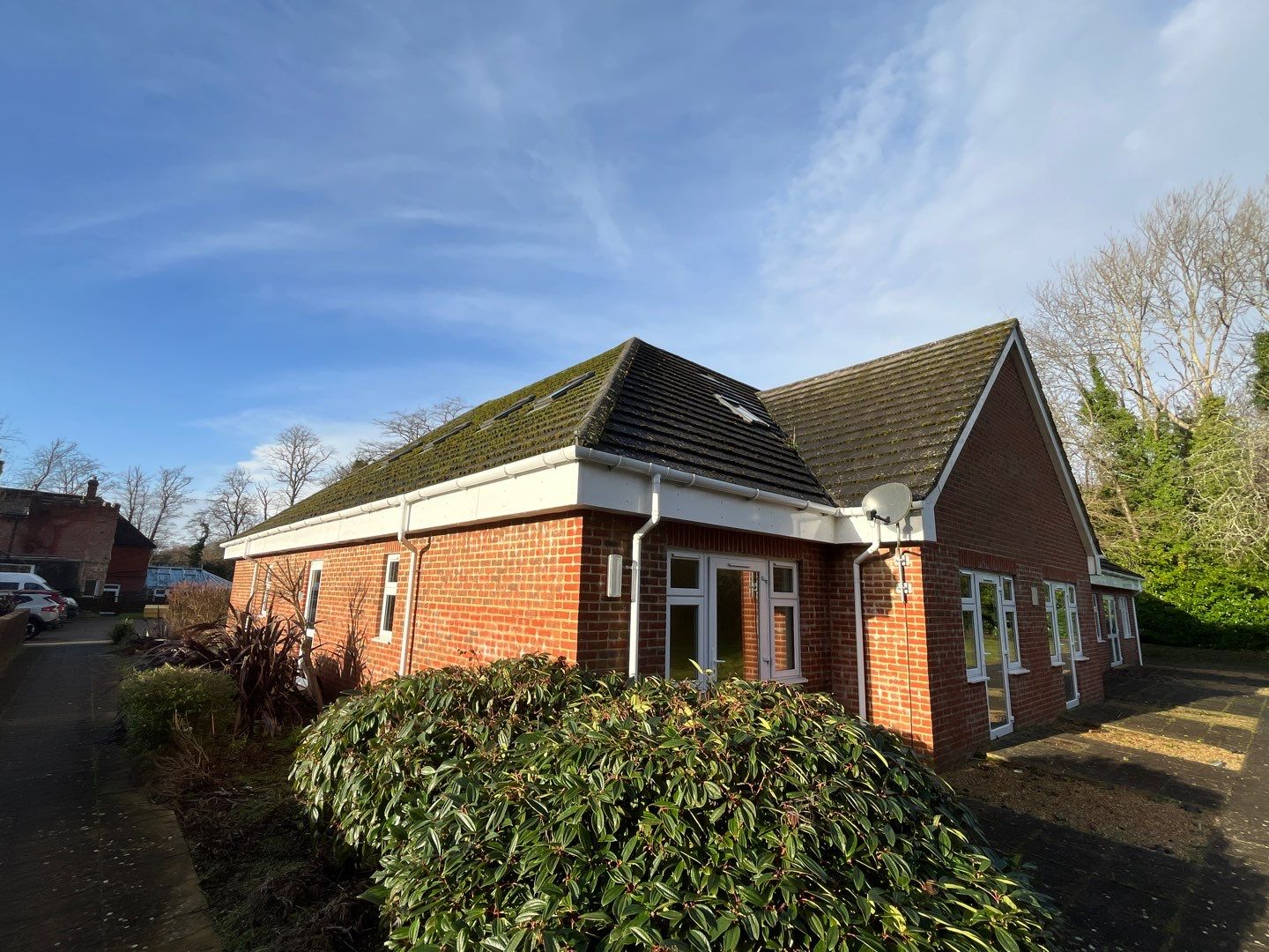 Care Home Roof and Walk Ways clean by Ges Exterior Cleaning ltd