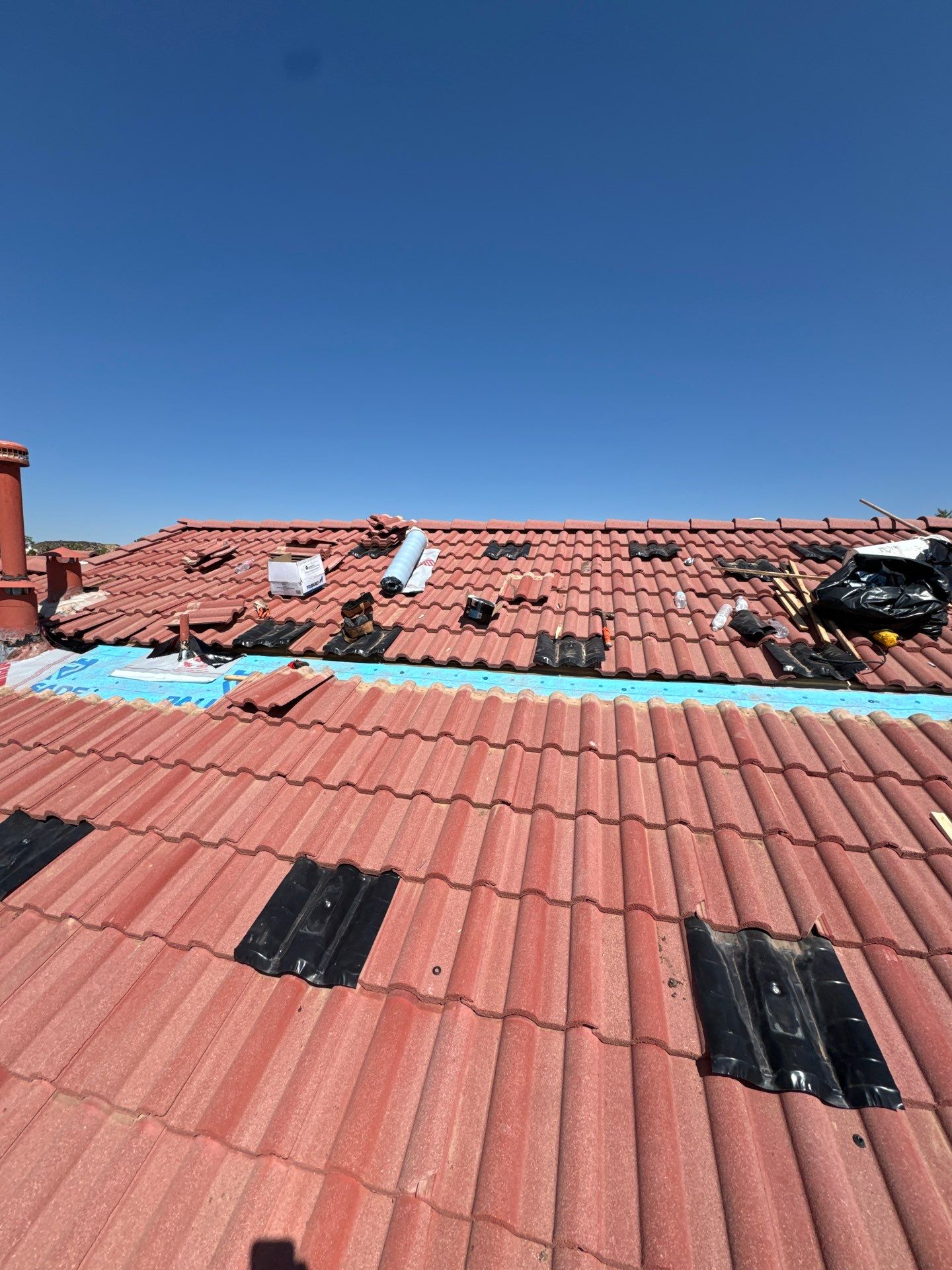Spanish Red Concrete Tile by Reimagine Roofing
