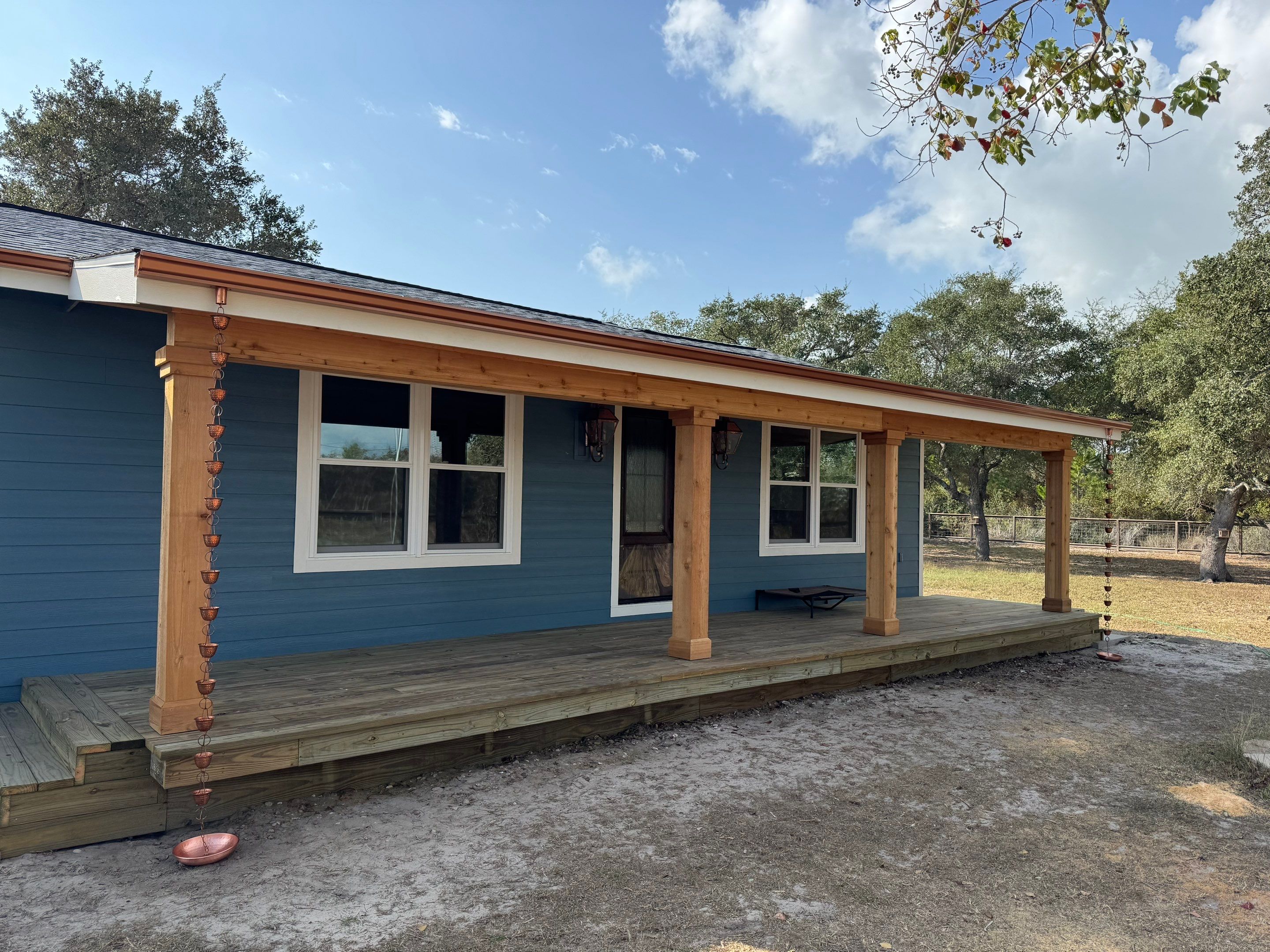 Customized Cabin by Bayfront Roofing and Construction