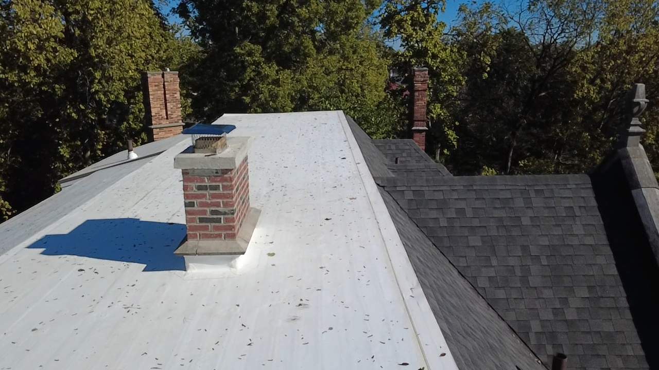 Middletown Mansion Restoration Project - Low Slope Roof by Level Up Roofing and Restoration Services LLC