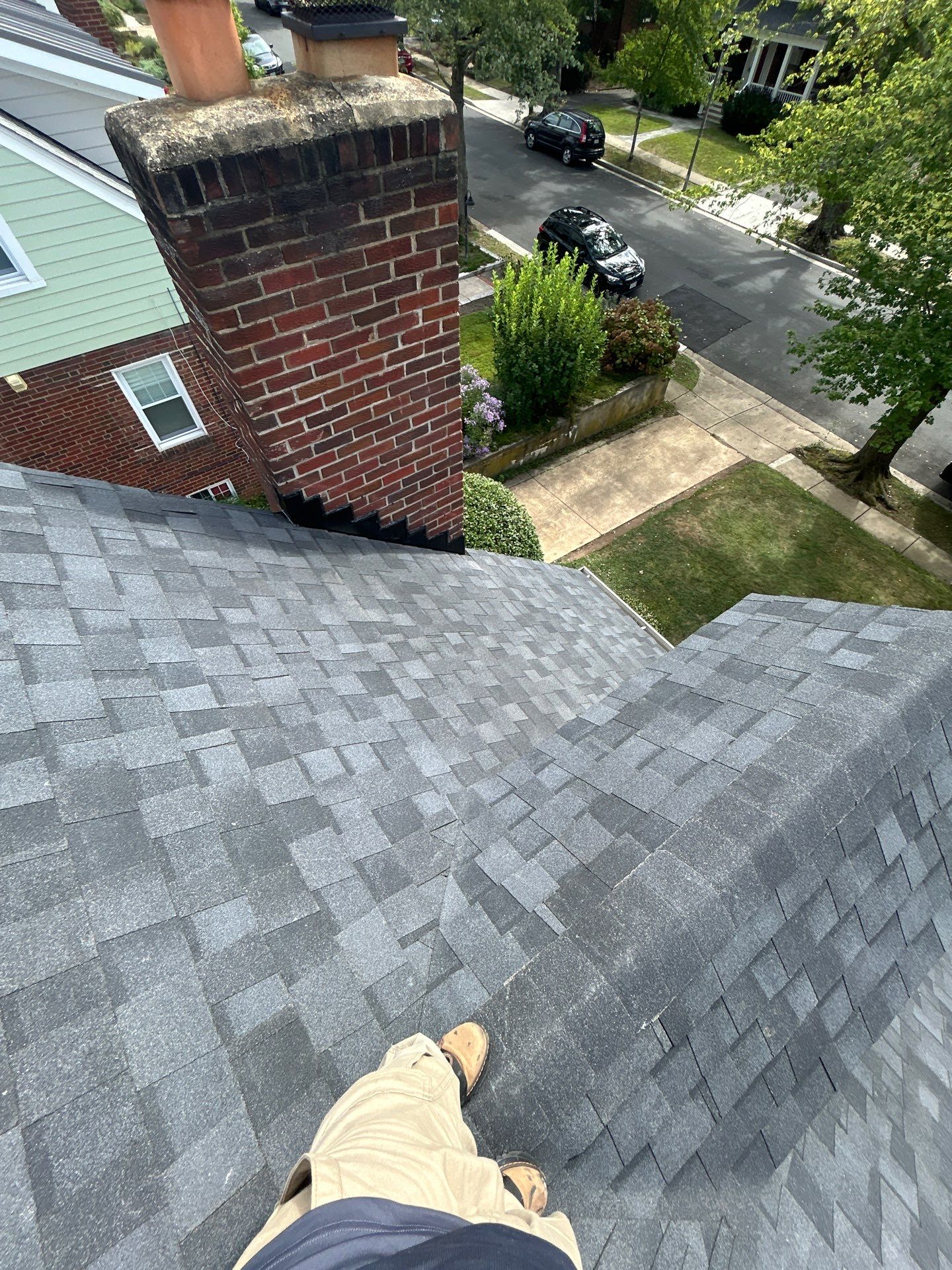 Arlington: Roof Replacement with CertainTeed Landmark Pro Designer Shingles in Max Def Moire Black by RM Banning, Inc.