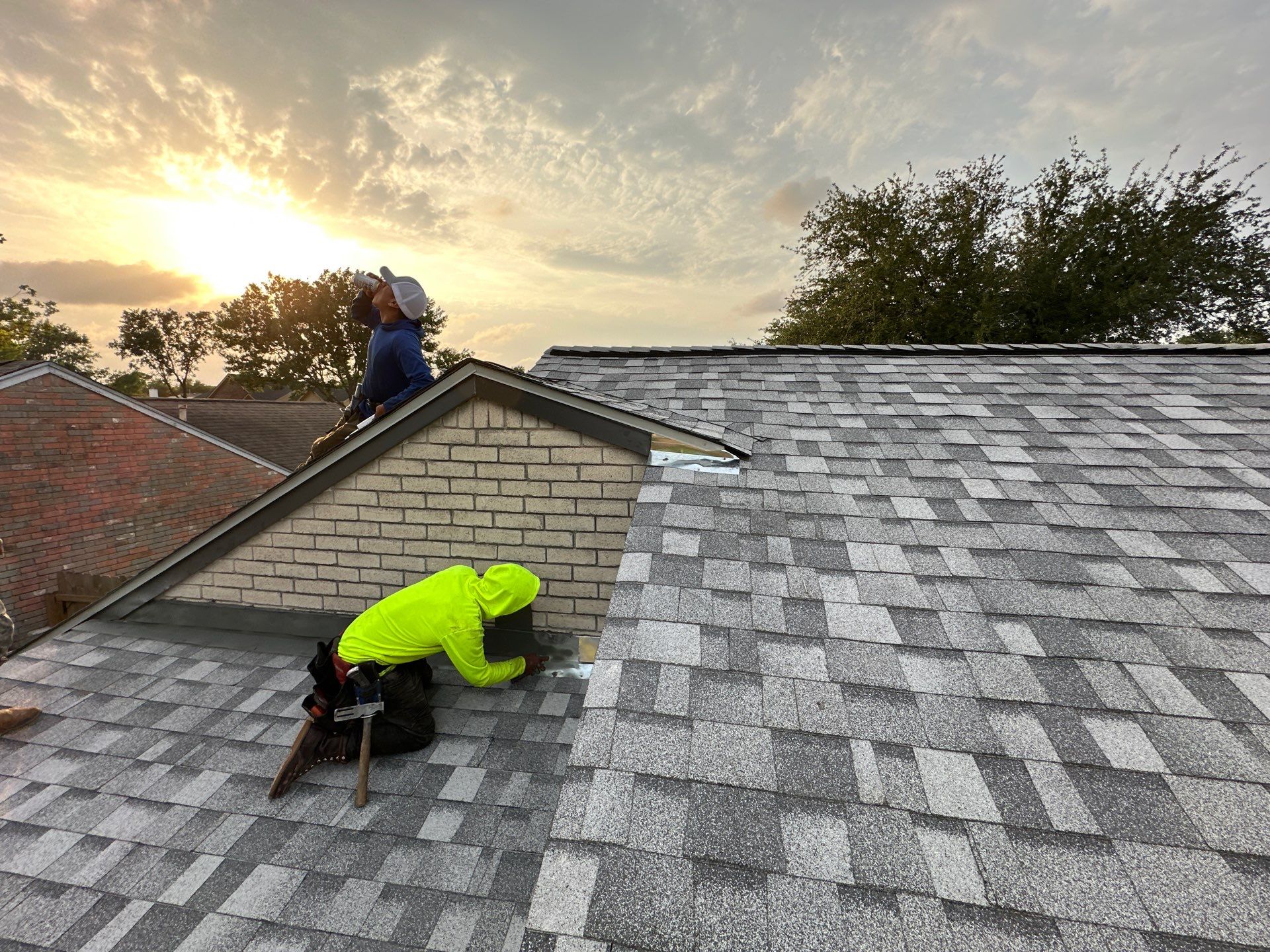 Project in Katy by Motion Roofing