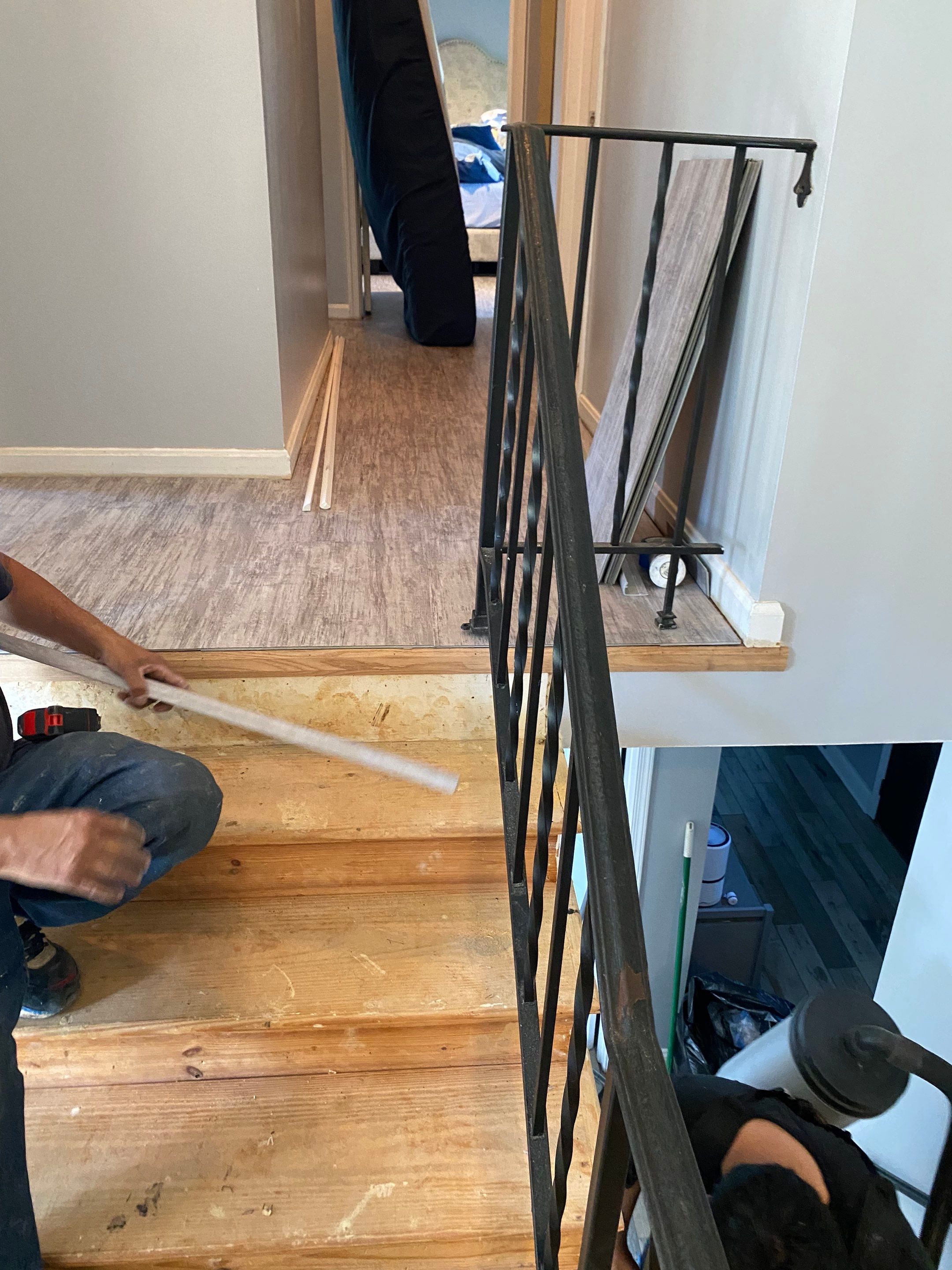 LVP flooring install by The Smet Companies, LLC