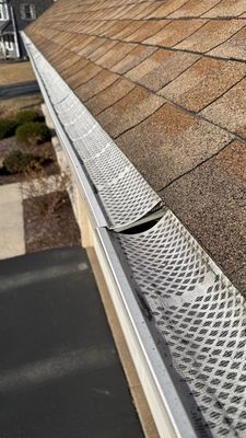 Turtle Shell gutter protection installation in Naperville, IL 60565, photograph 10