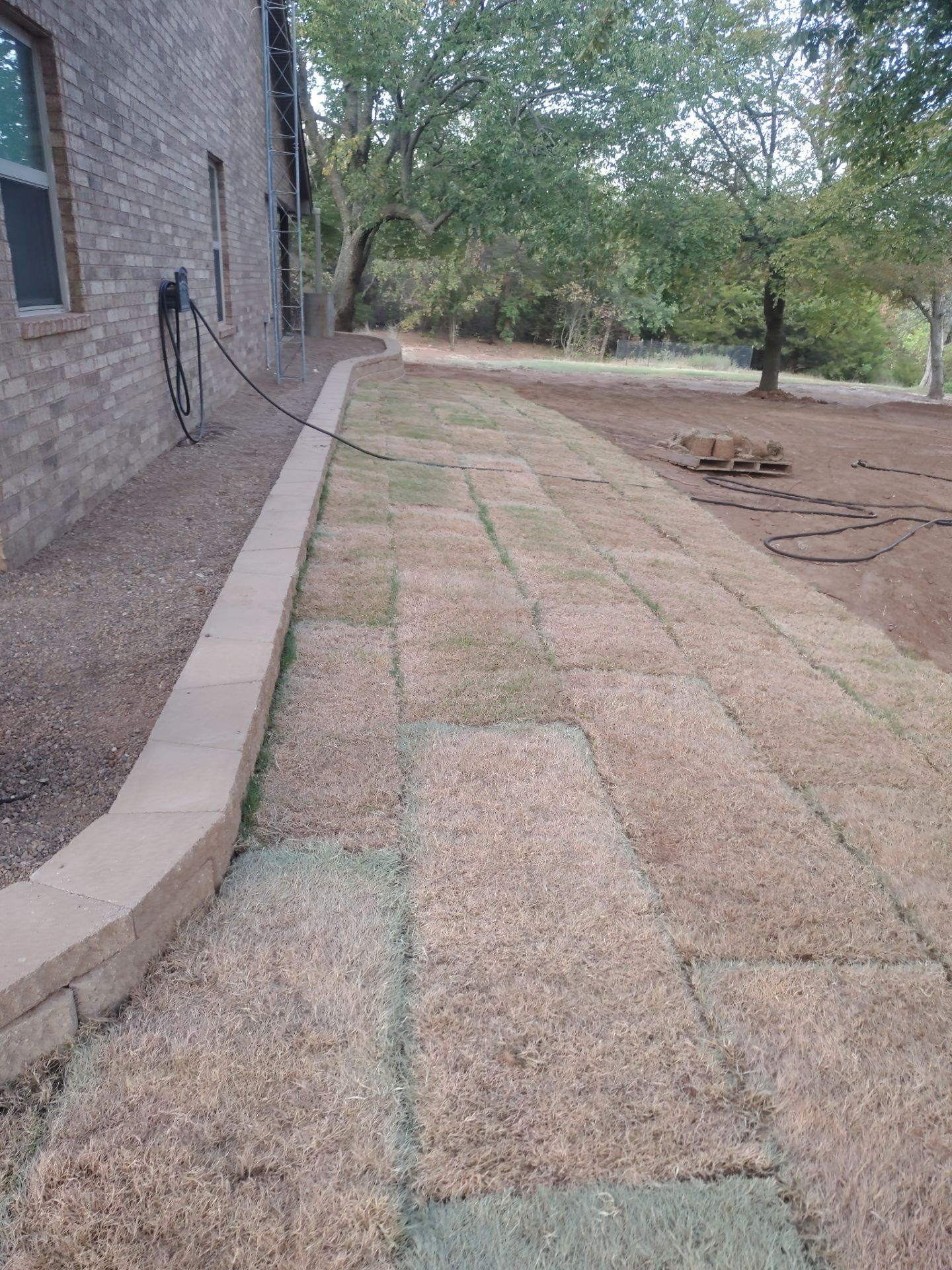 Retaining Wall by Clays Services Inc