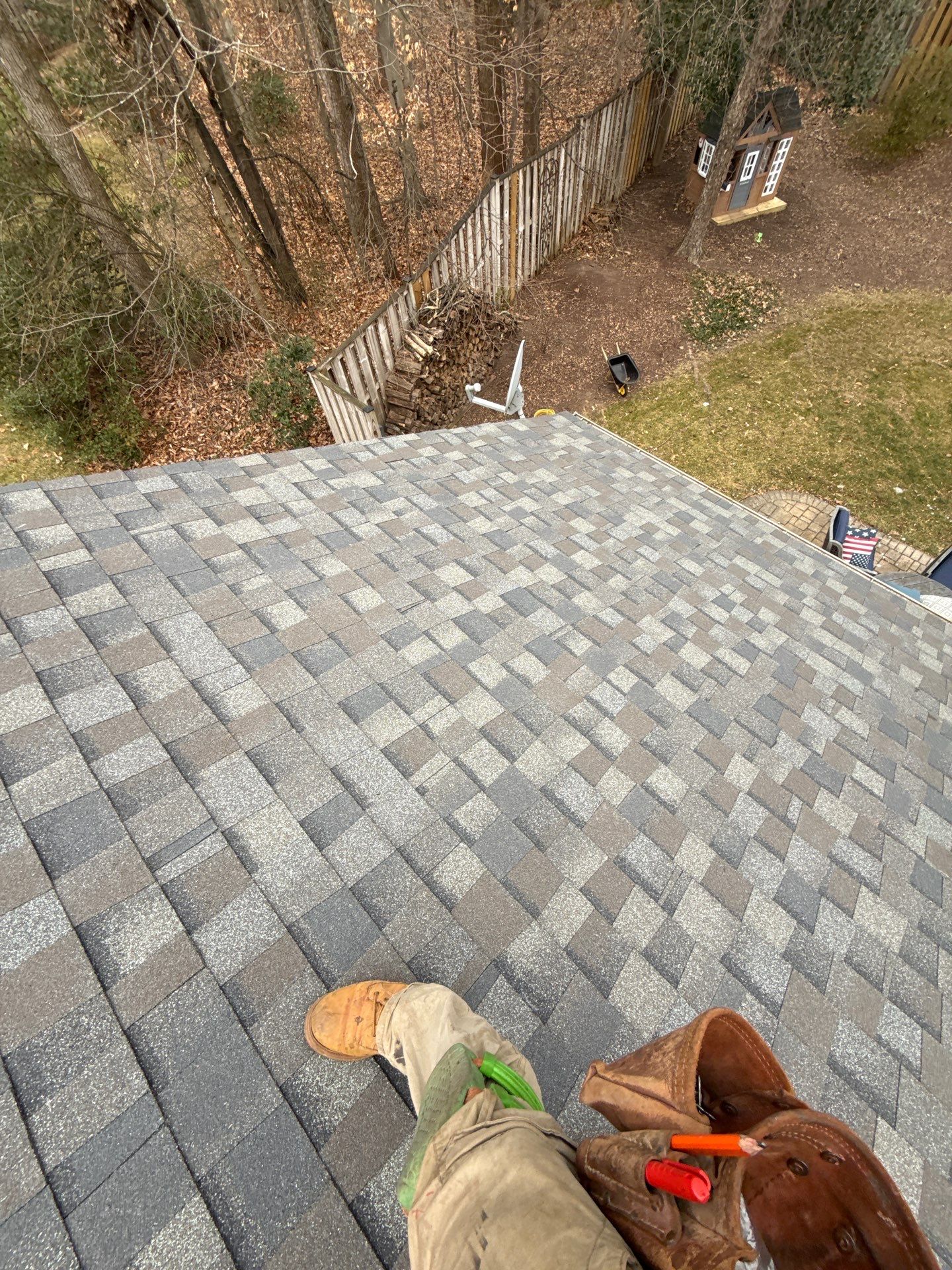 Fairfax Station :Residential Roof Replacement with CertainTeed Landmark Pro in Max Def Drift Wood by RM Banning, Inc.