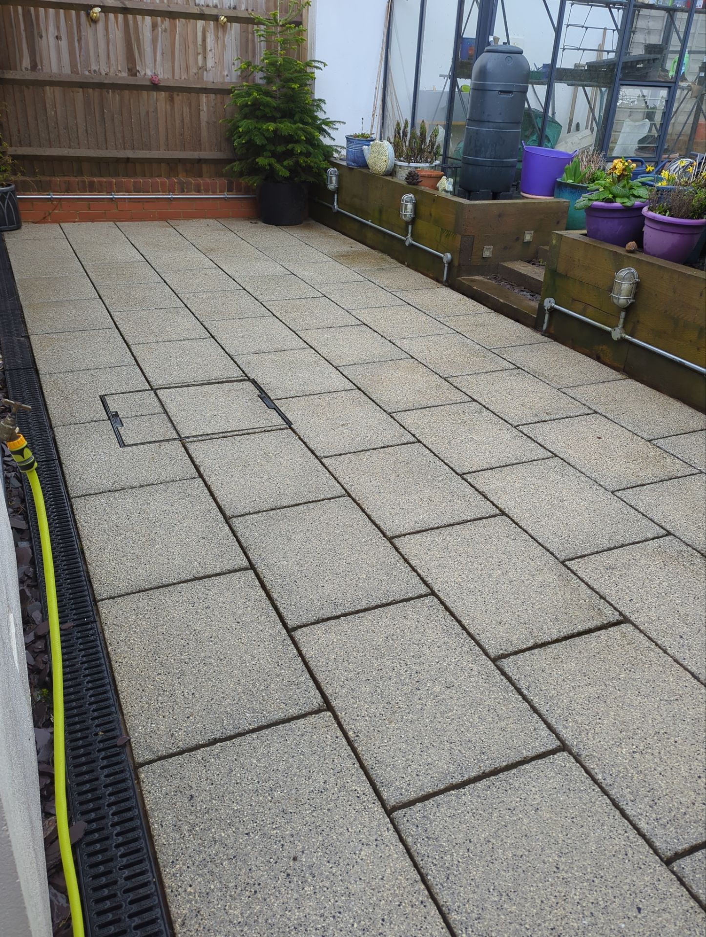 Render and patio clean using Softwash Equipment by Ges Exterior Cleaning ltd